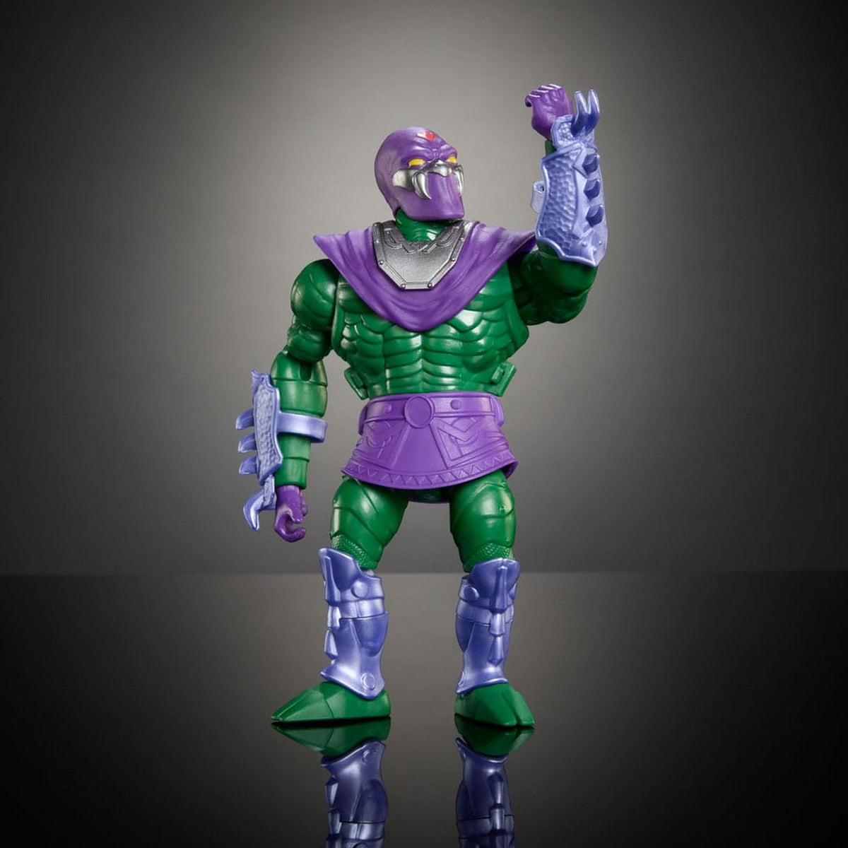 MOTU x TMNT: Turtles of Grayskull Deluxe Actionfigur King Hiss 14 cm - Neu & OVP