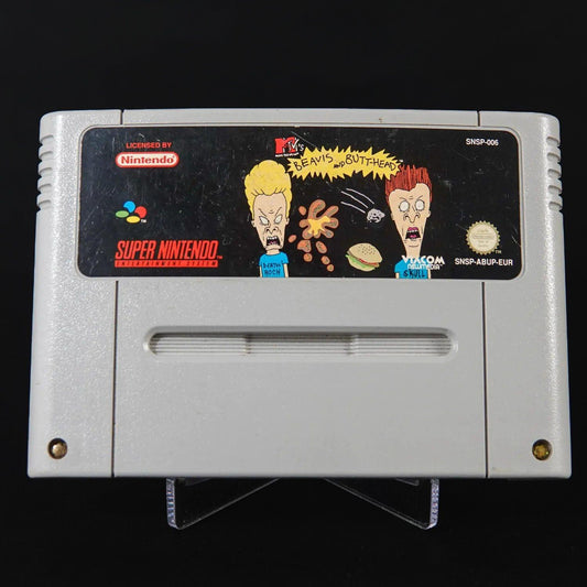 mtvs-beavis-and-butthead-spiel-fuer-super-nintendo-snes-nur-modul-pal-1 - Utopia Collectibles