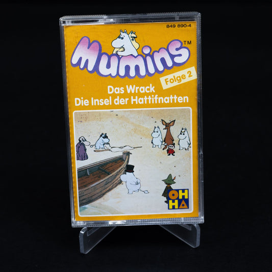Mumins Hörspiel Kassette - Folge 2: Das Wrack / Die Insel der Hattifanten
