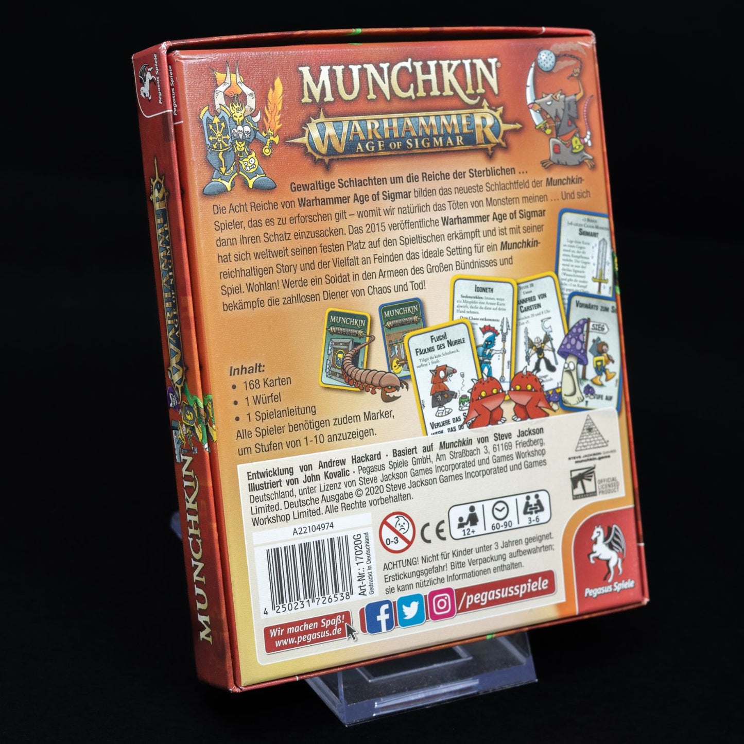 Munchkin - Warhammer Age of Sigmar - Kartenspiel - Zustand sehr gut