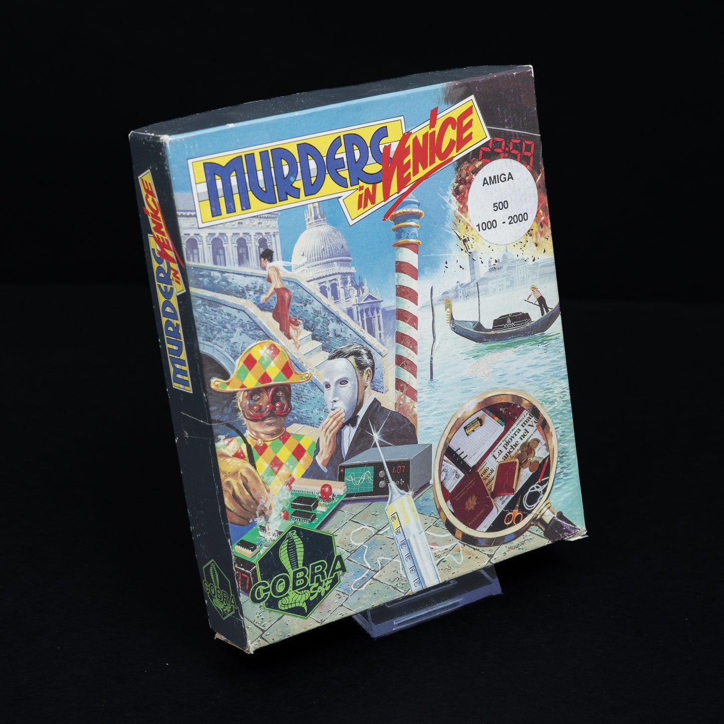 Murders in Venice - Amiga Spiel - Big Box CiB - Zustand Okay