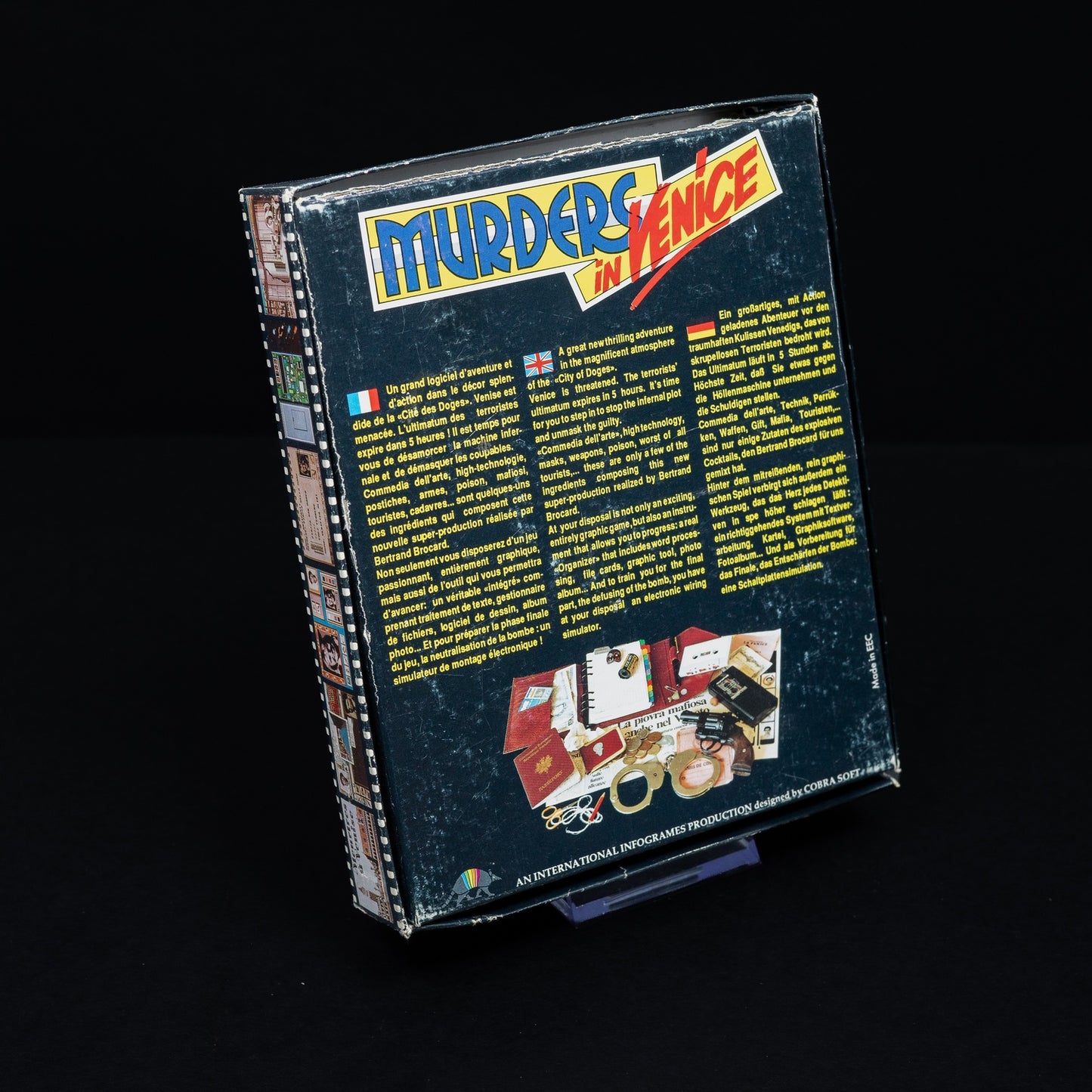 Murders in Venice - Amiga Spiel - Big Box CiB - Zustand Okay