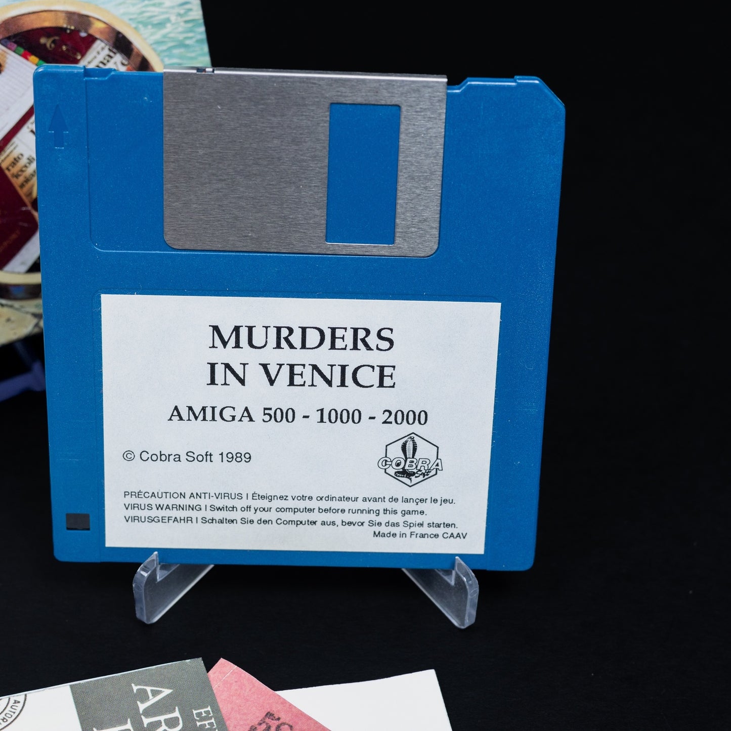 Murders in Venice - Amiga Spiel - Big Box CiB - Zustand Okay