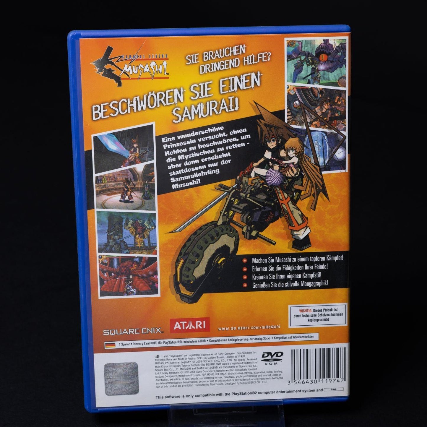 Musashi - Playstation 2 PS2 - PAL - CiB mit Anleitung + Beilagen - Top Zustand