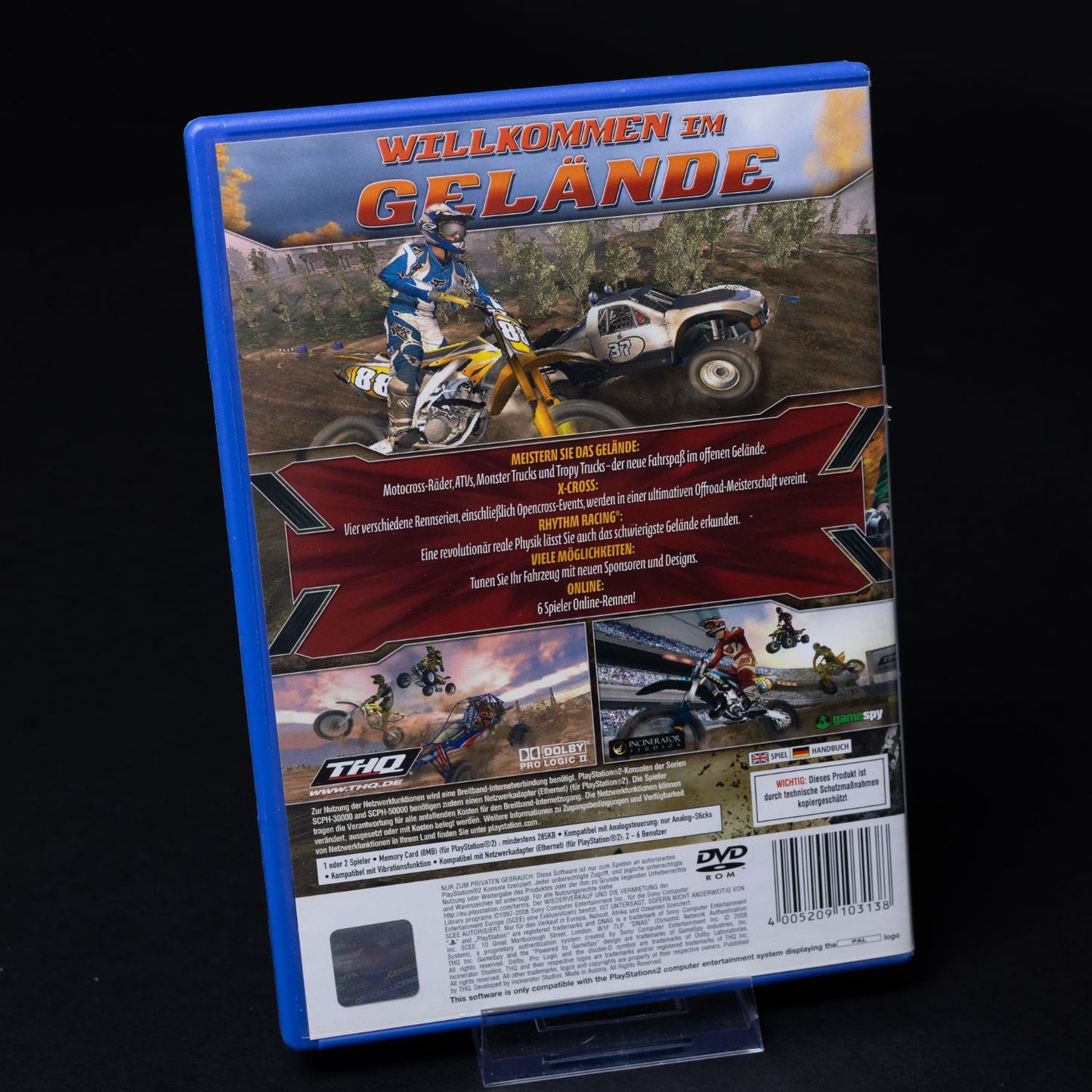 MX vs. ATV Untamed - Playstation PS2 - CiB - PAL Deutsch Englisch - Gebraucht