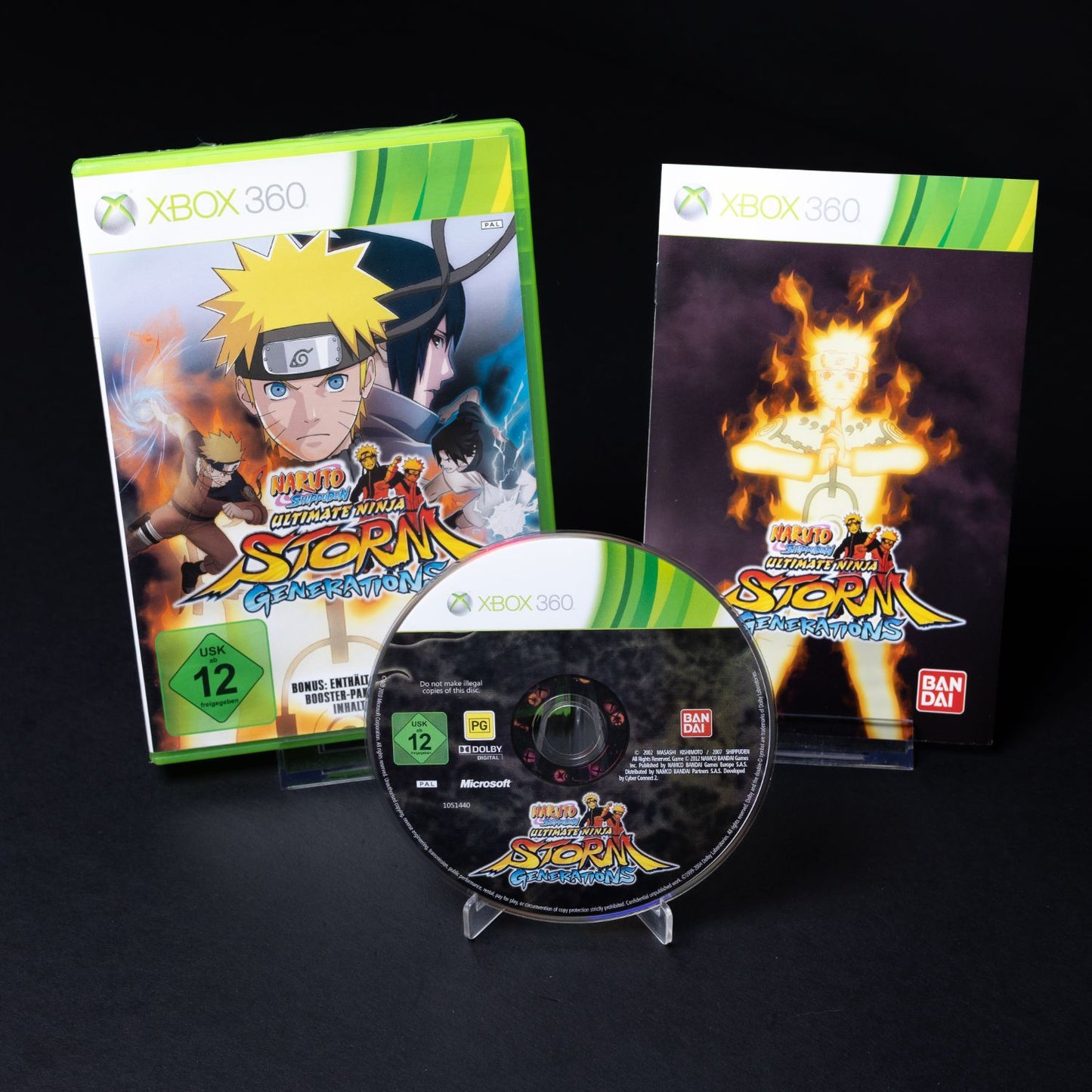Naruro Shippuden Ultimate Ninja Storm Generations - XBOX 360 PAL CiB - Zust. Gut