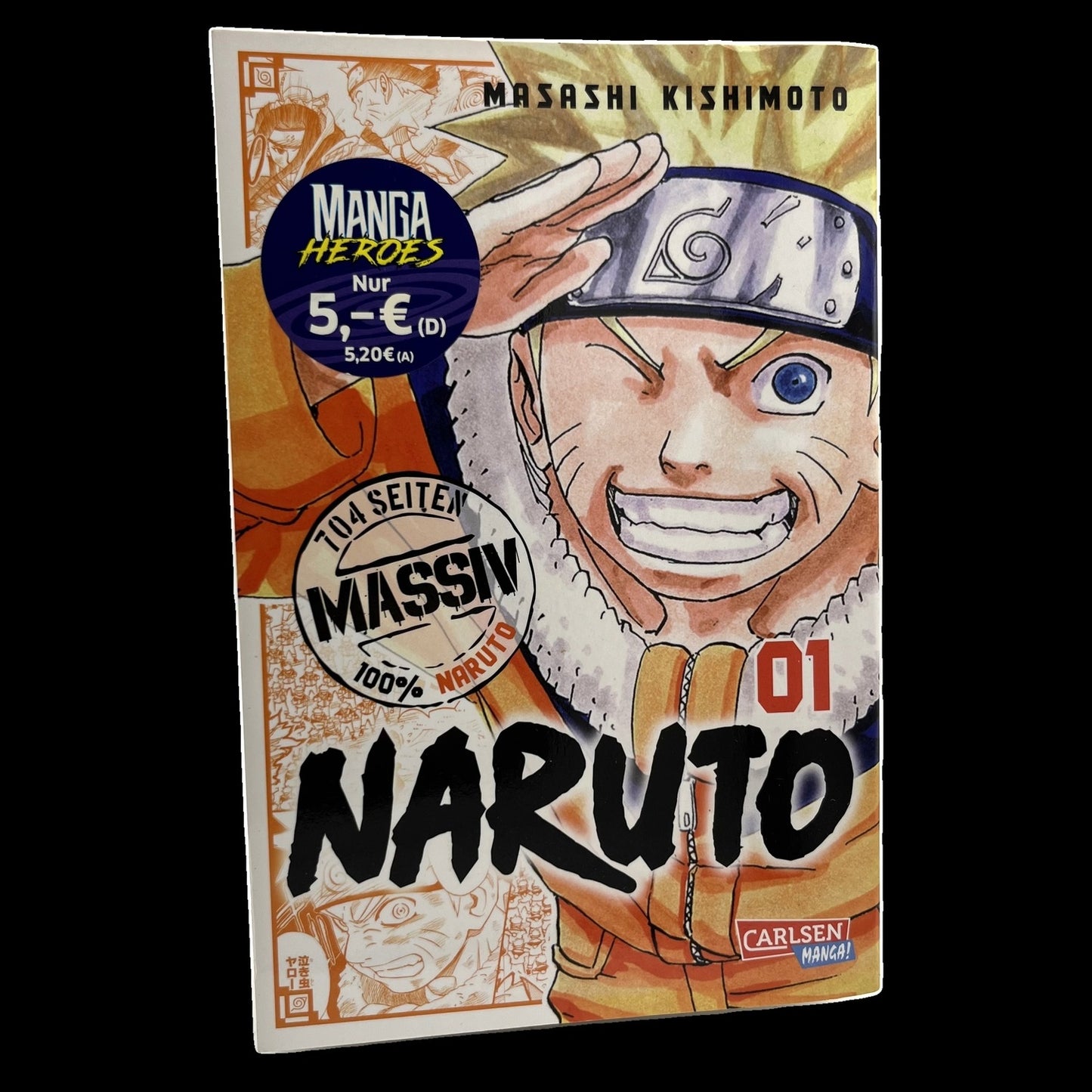 Naruto - Band 1 - Carlsen Manga - Deutsch - Massiv-Edition - Shonen - Gebraucht