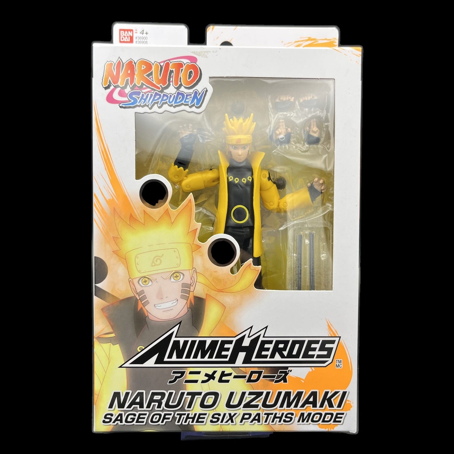 Naruto Naruto Uzumaki - Action-Figur - Bandai - Naruto Shippuden - OVP - Neu