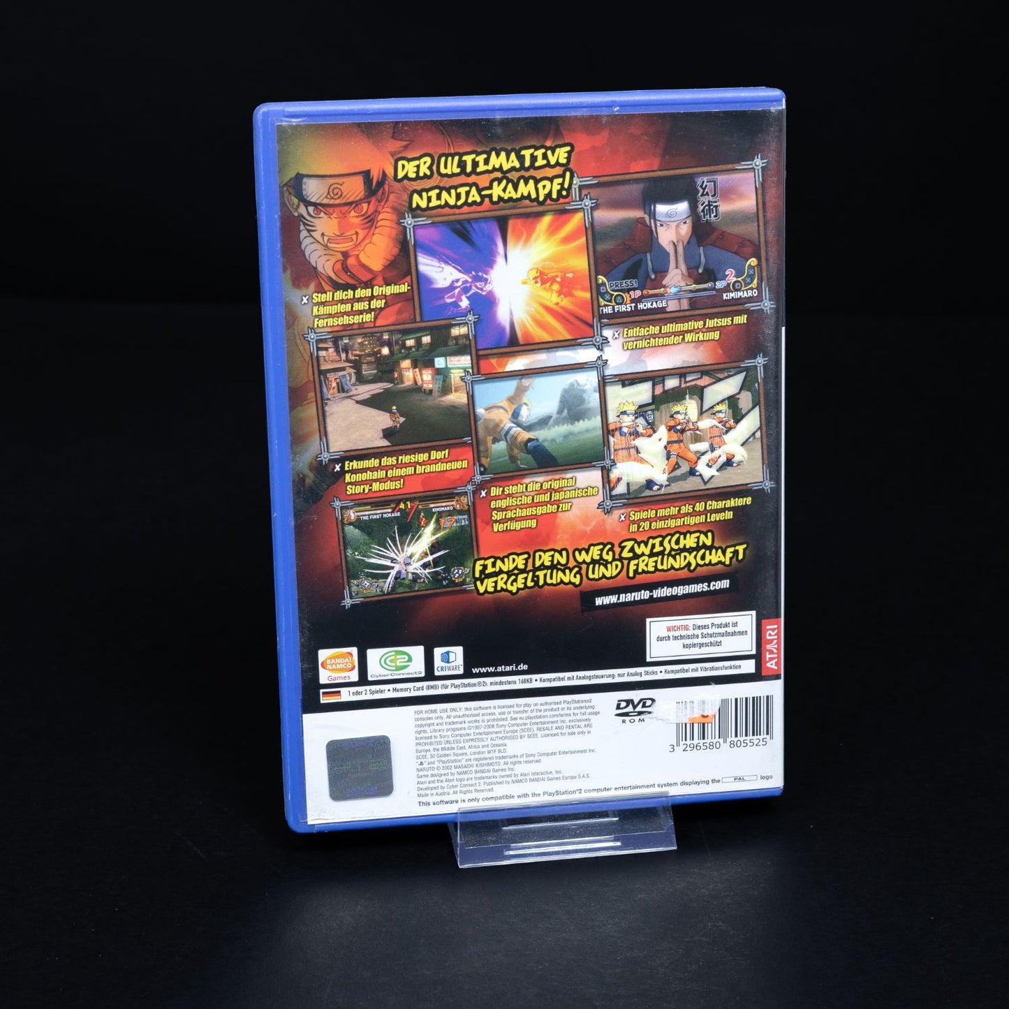 Naruto Ultimate Ninja 3 - Playstation 2 PS Spiel PAL - CiB - Zustand Gut
