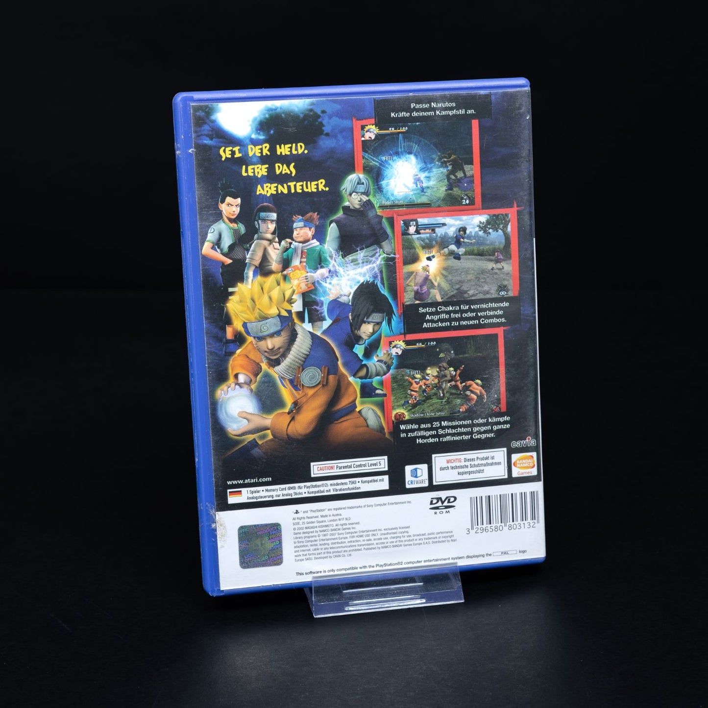 Naruto Uzumaki Chronicles - Playstation 2 PS Spiel PAL - CiB - Zustand Sehr Gut