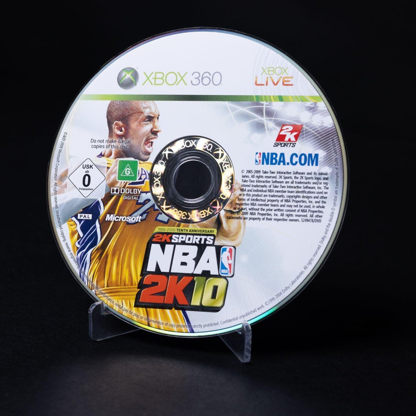 NBA 2K10 - XBOX 360 Spiel - PAL - CiB mit Anleitung - Zustand Sehr Gut