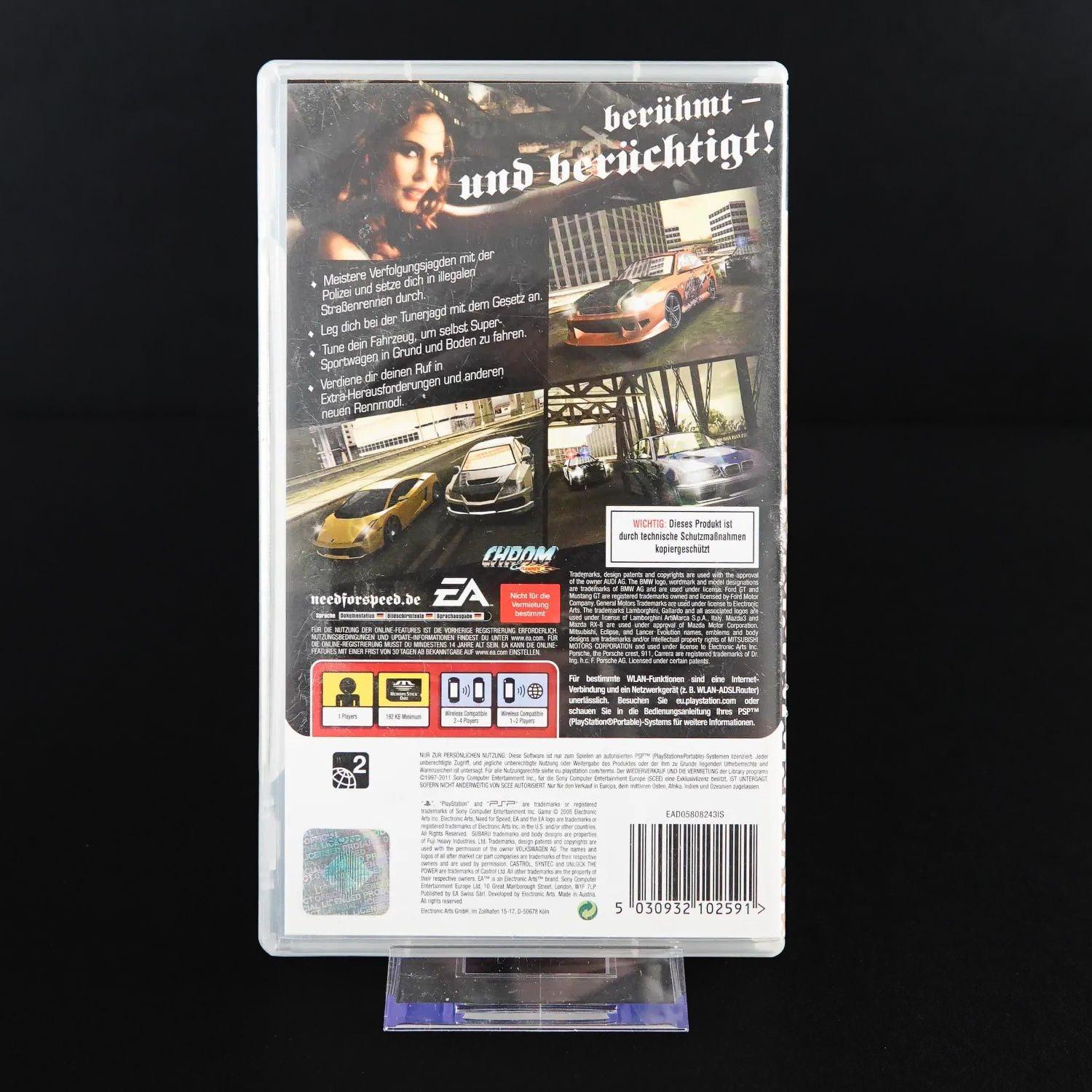need-for-speed-most-wanted-5-1-0-playstation-portable-psp-cib-gebraucht-6 - Utopia Collectibles