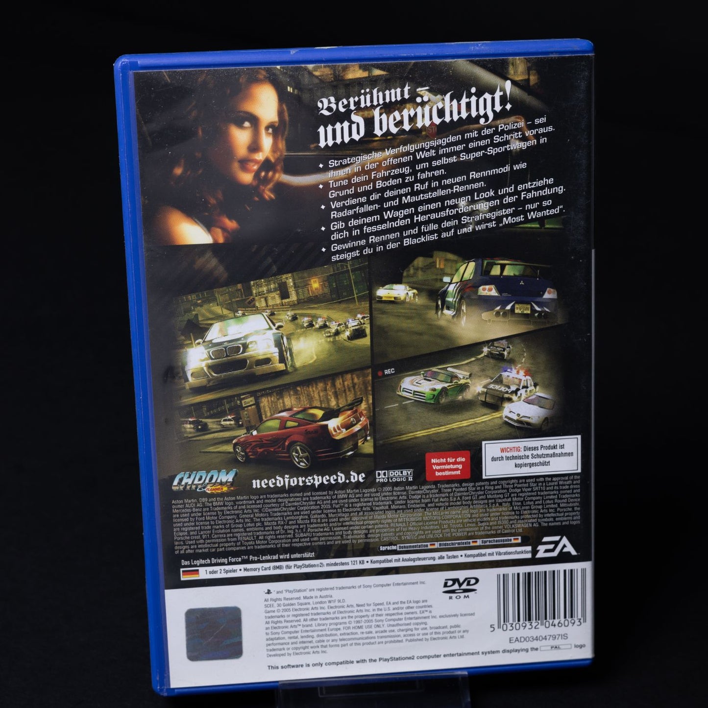 Need for Speed: Most Wanted - Playstation 2 / PS2 - CiB - Deutsch - Gebraucht