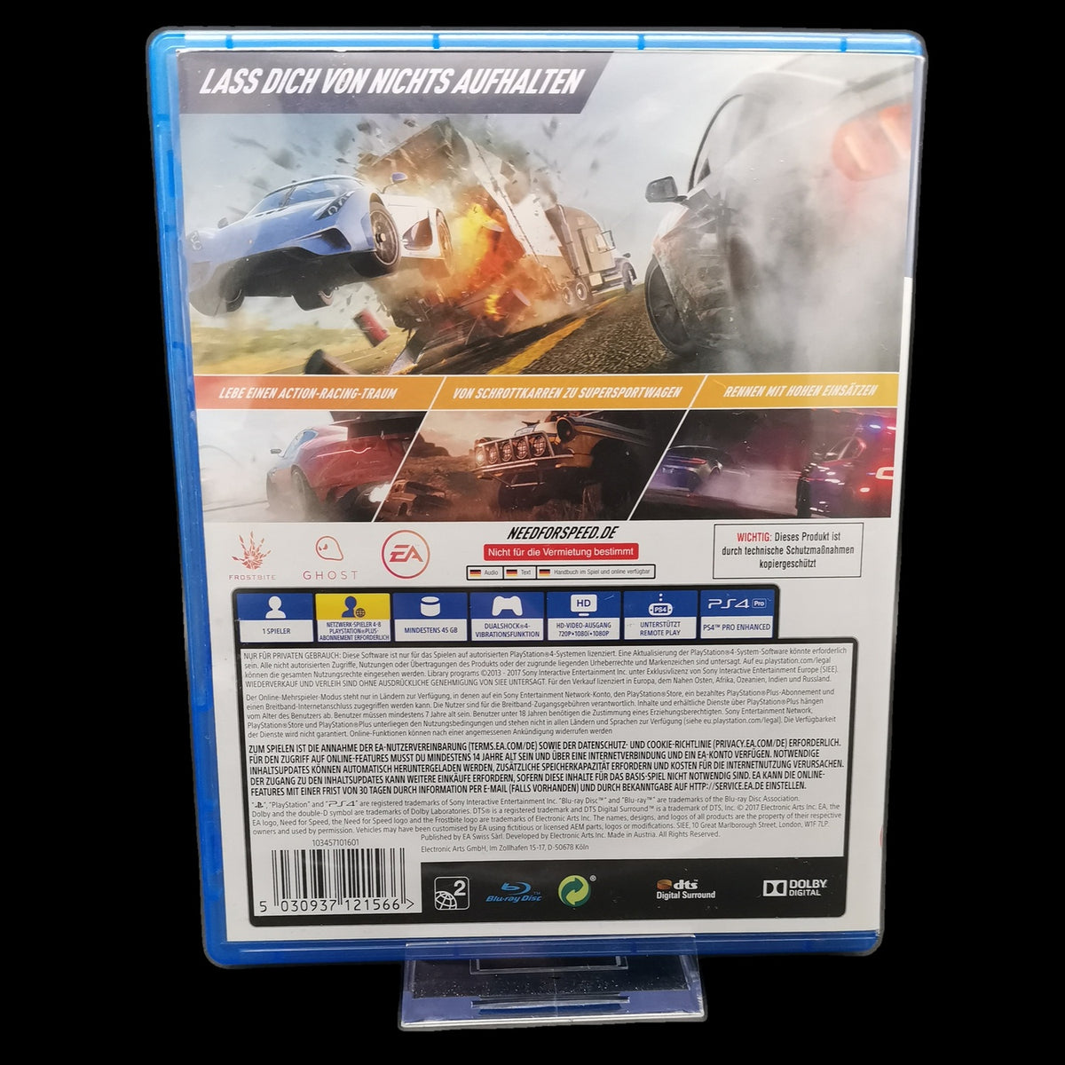 Need for Speed Payback - Playstation 4 PS4 - CiB - PAL - deutsch - Gebraucht