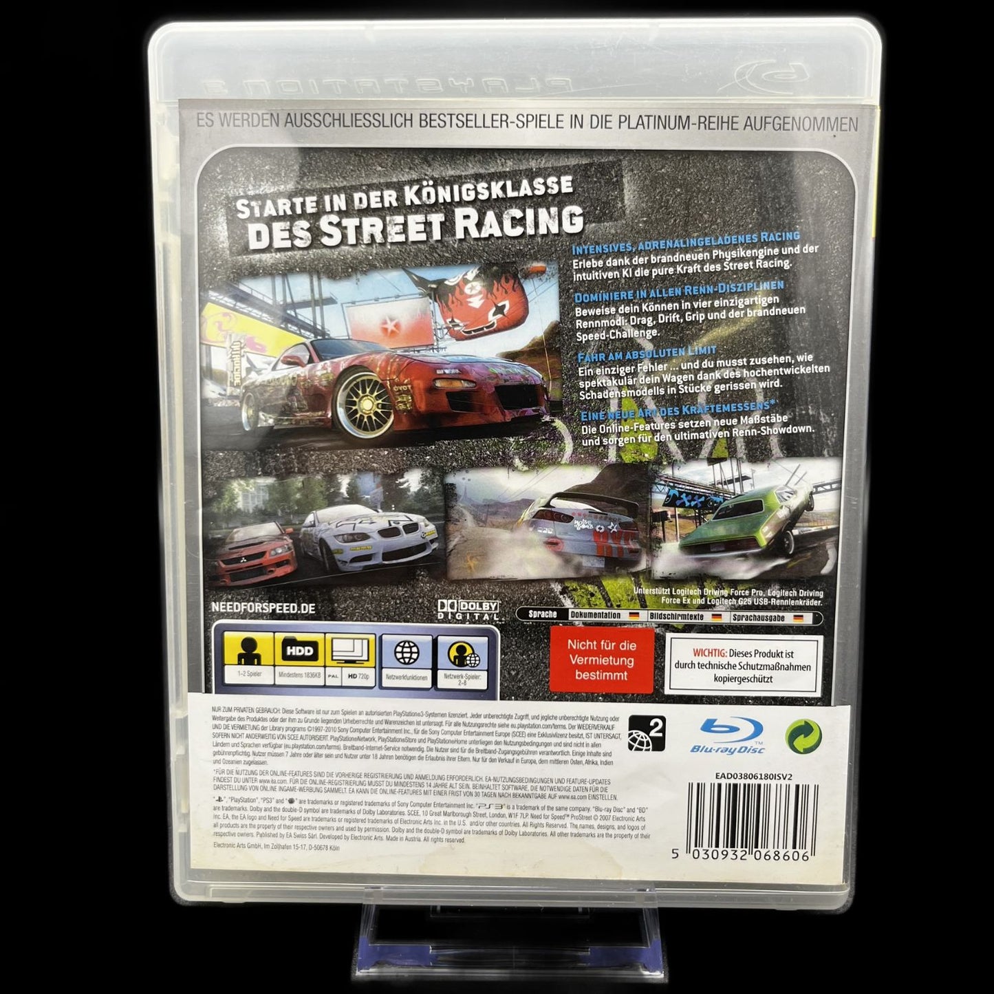 Need for Speed Pro Street - Electronic Arts - Playstation 3 Sony - Top Zustand