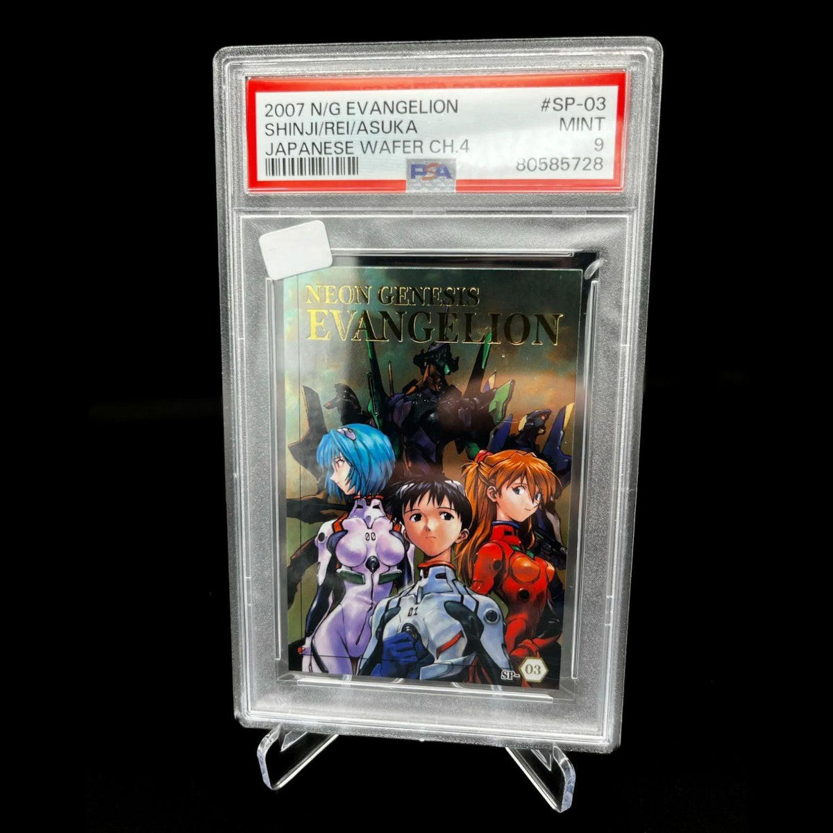 Neon Genesis Evangelion Wafer Cards - Bandai - SP-03 - Graded PSA 9