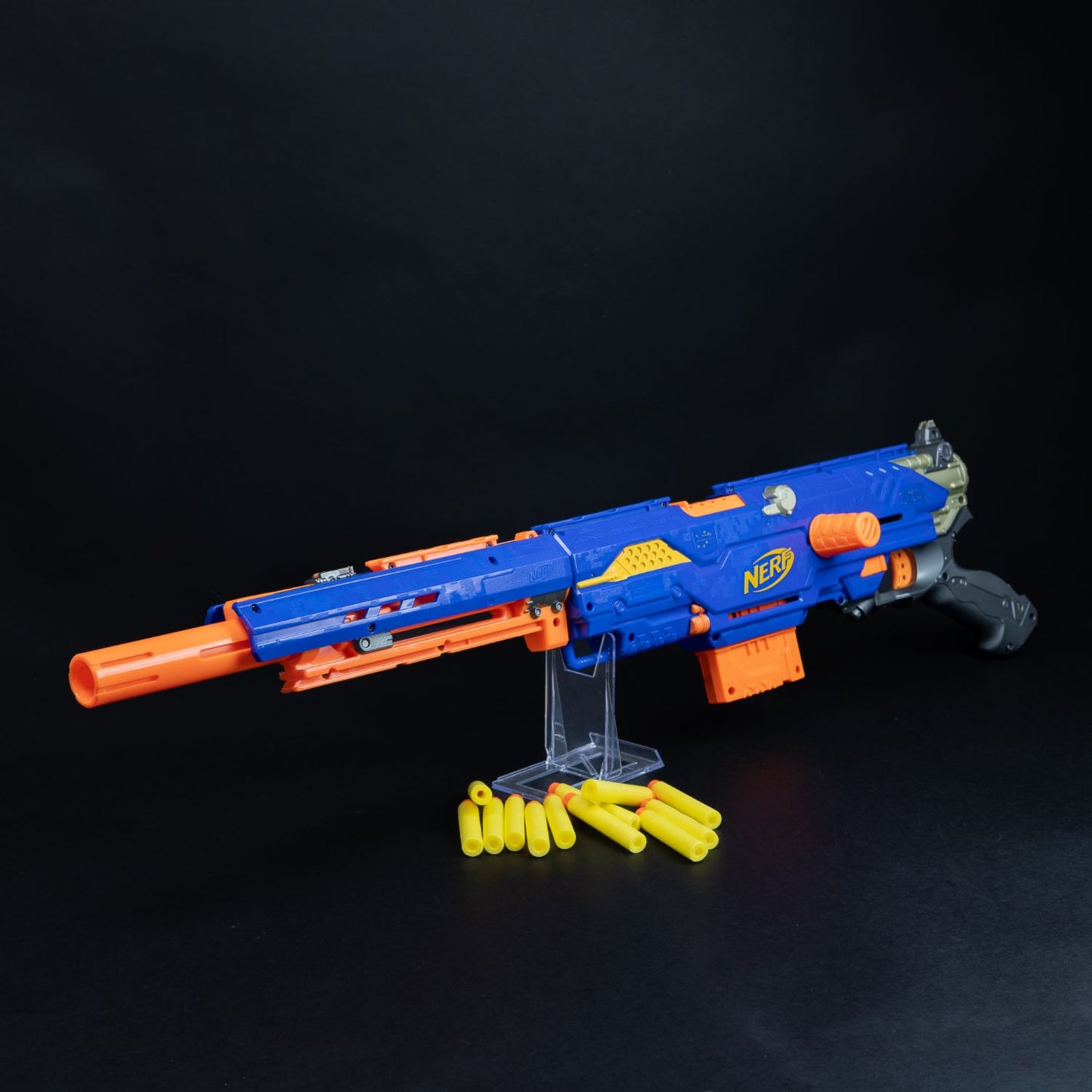 Nerf Gun - N-Strike Elite - Long Strike CS-6 - mit 6er Magazin und 12 Darts