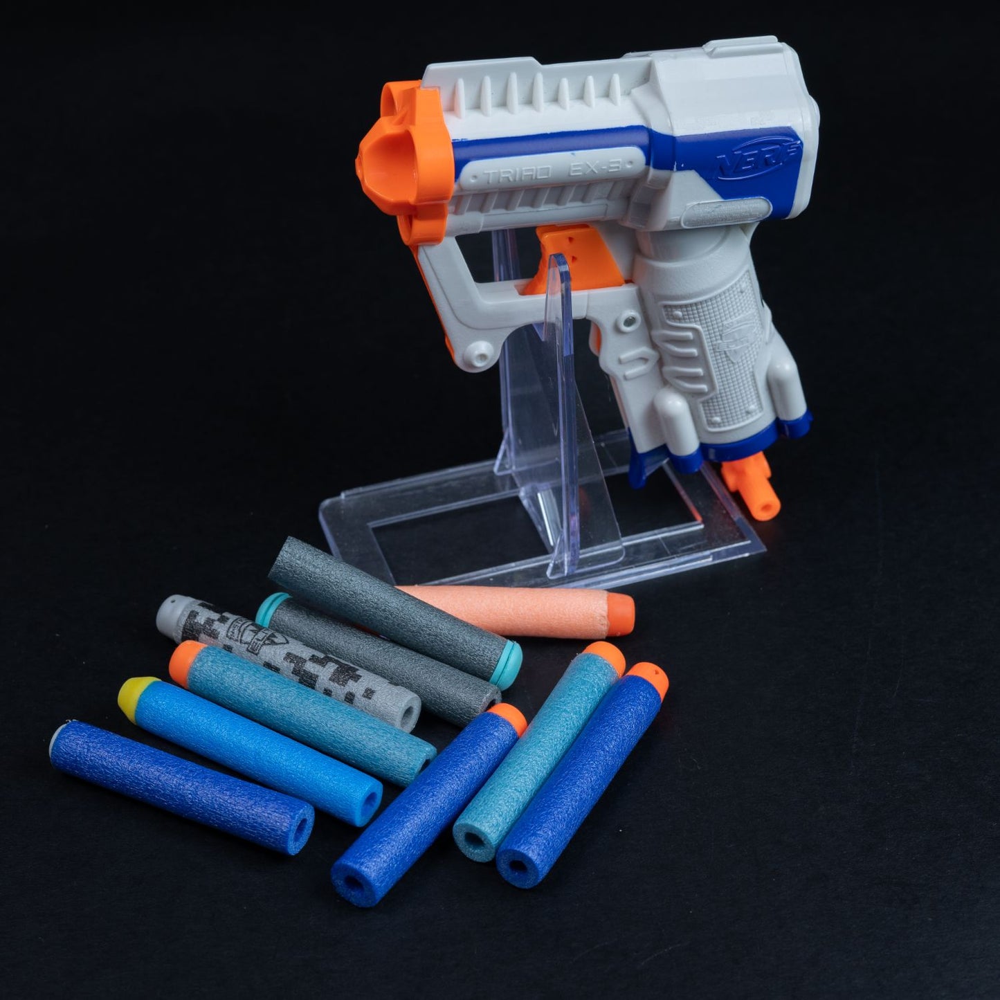 Nerf Gun - N-Strike Elite Triad EX-3 - mit 10 Darts