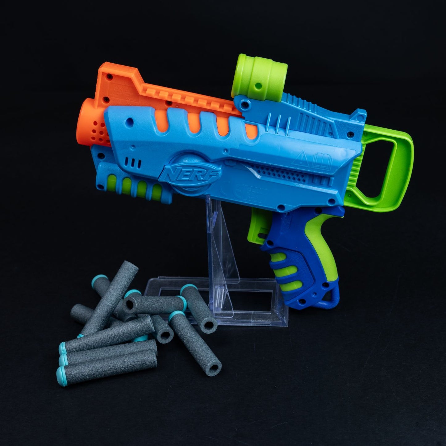 Nerf Gun - Scoutfire (Blau-Orange) - mit 10 Darts
