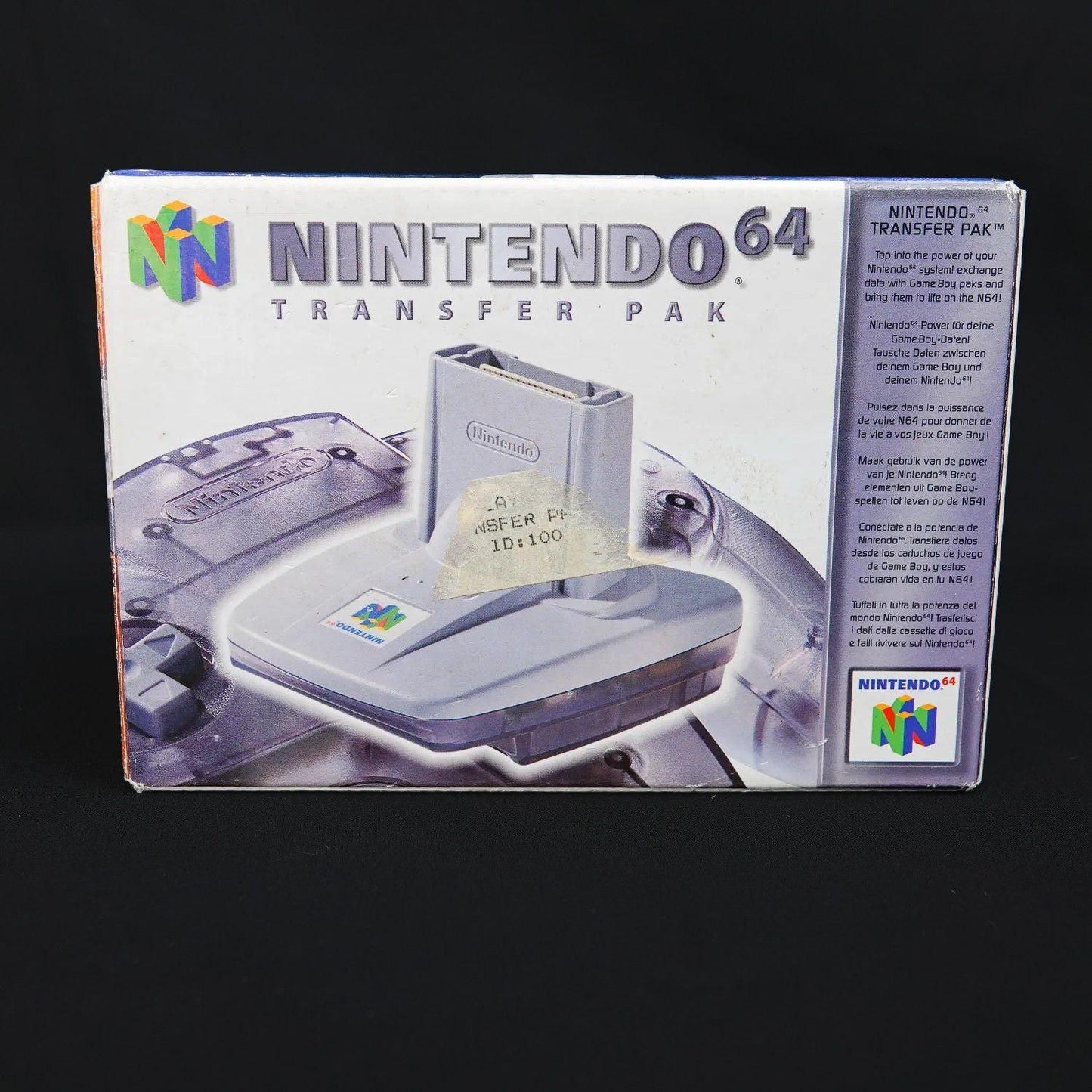 Nintendo 64 N64 Transfer Pak - CiB in OVP Originalkarton und Inlay - Gebraucht