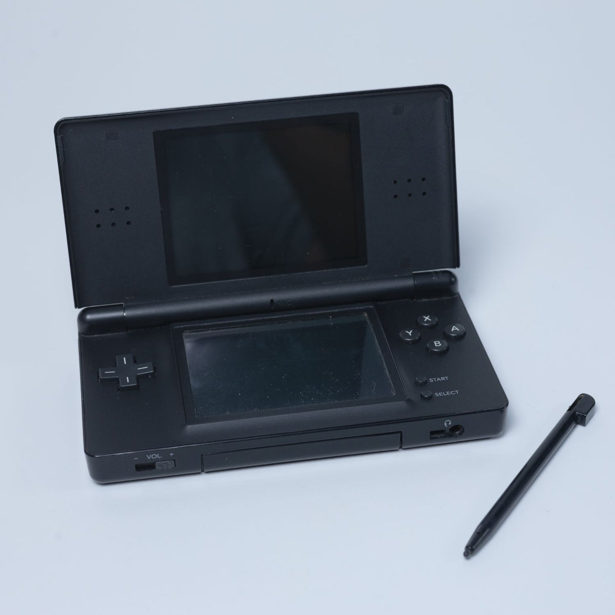 Nintendo DS lite Konsole - USG-001 - Schwarz - Mit Stylus - Zustand Sehr Gut