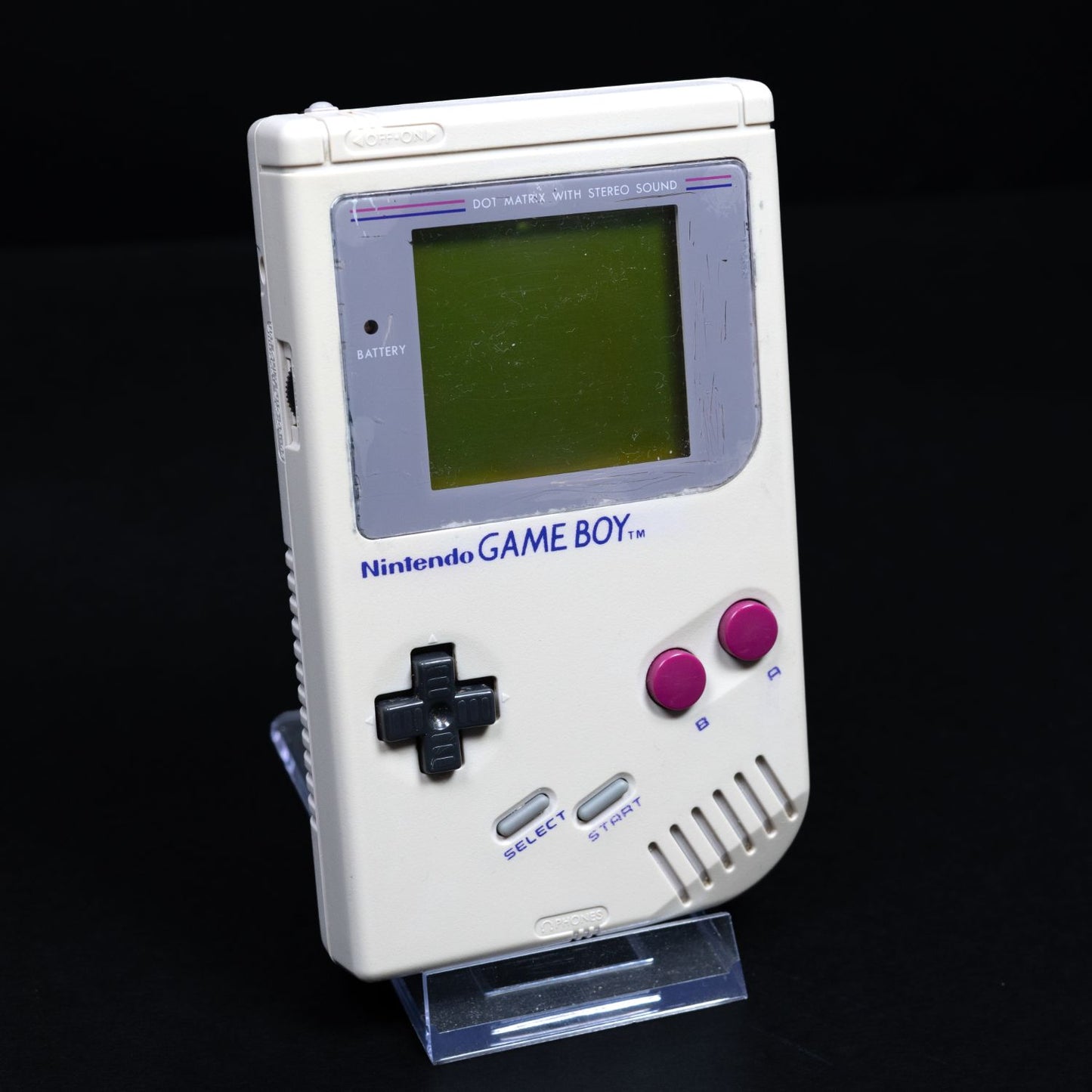 Nintendo Game Boy Classic - DMG-01 - Funktioniert - Zust. Gut (Display geklebt)