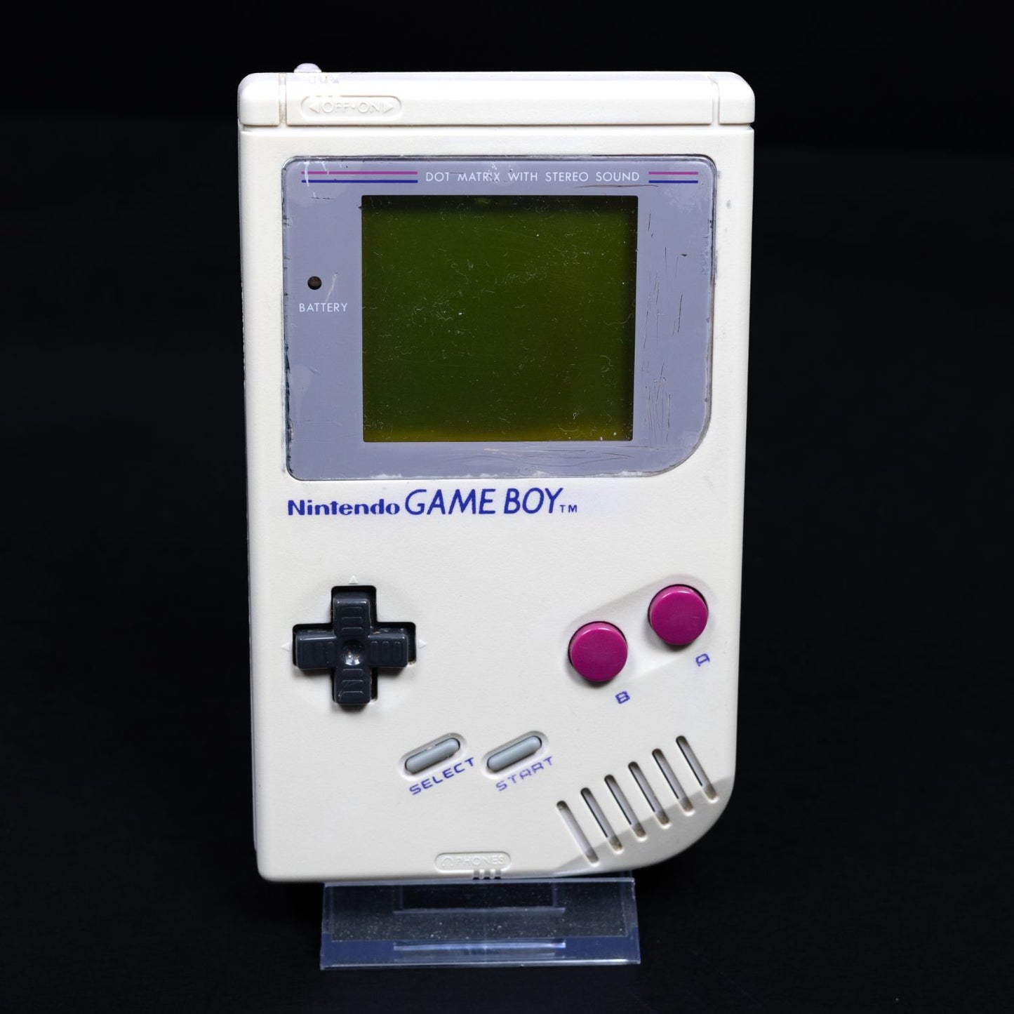 Nintendo Game Boy Classic - DMG-01 - Funktioniert - Zust. Gut (Display geklebt)