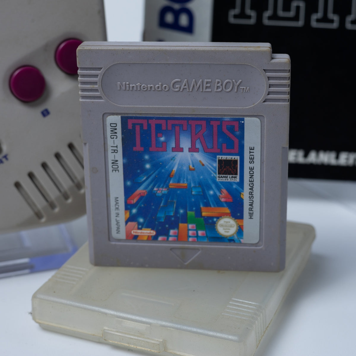Nintendo Game Boy mit Tetris & Anleitungen - Funktioniert - Zustand Sehr Gut