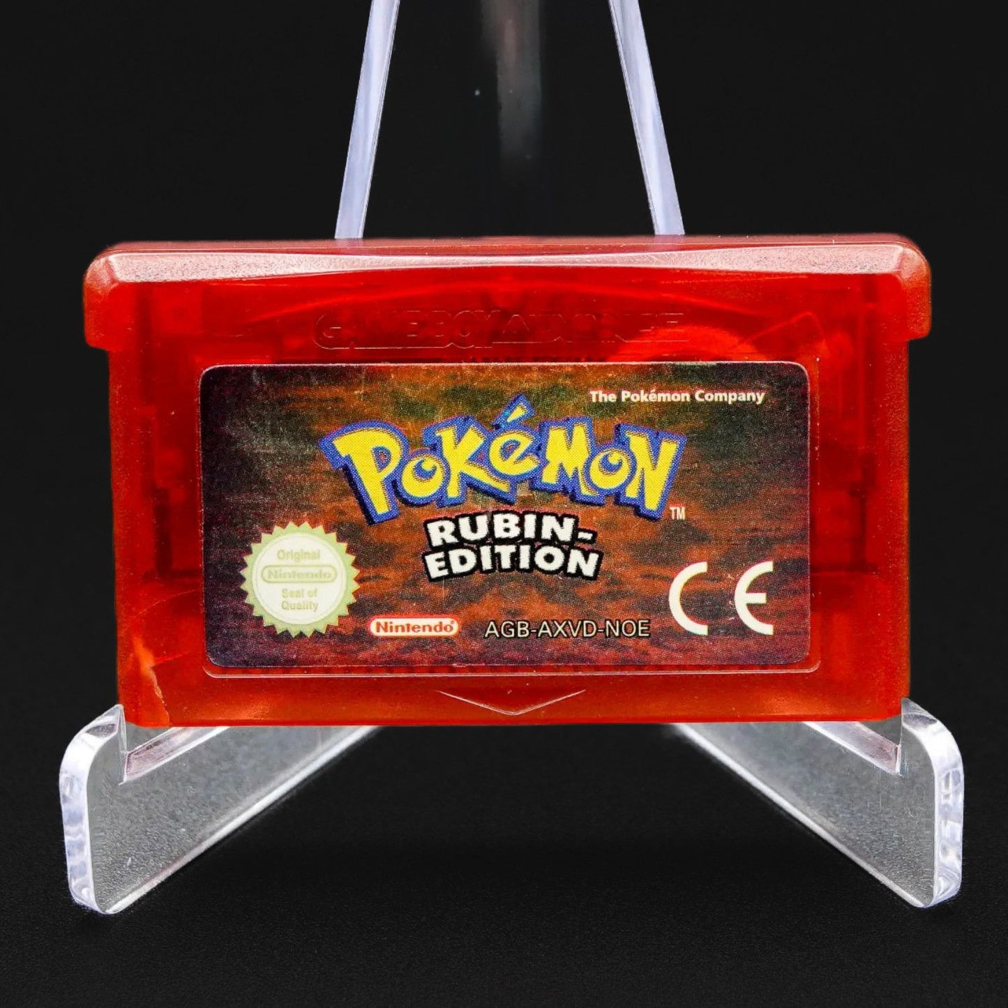 Nintendo Gameboy Advance SP Rubin Edition Set neues Gehäuse neue Displayscheibe