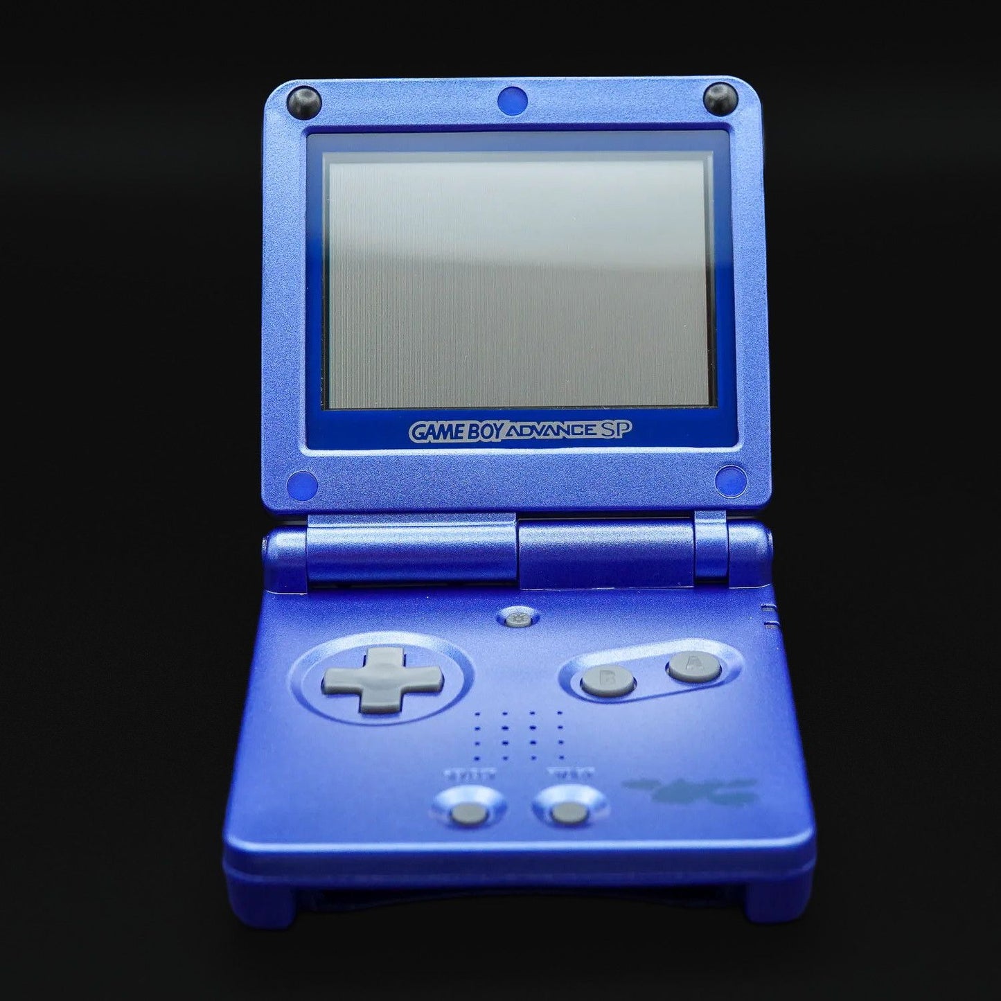 Nintendo Gameboy Advance SP Saphir Edition Set neues Gehäuse neue Displayscheibe