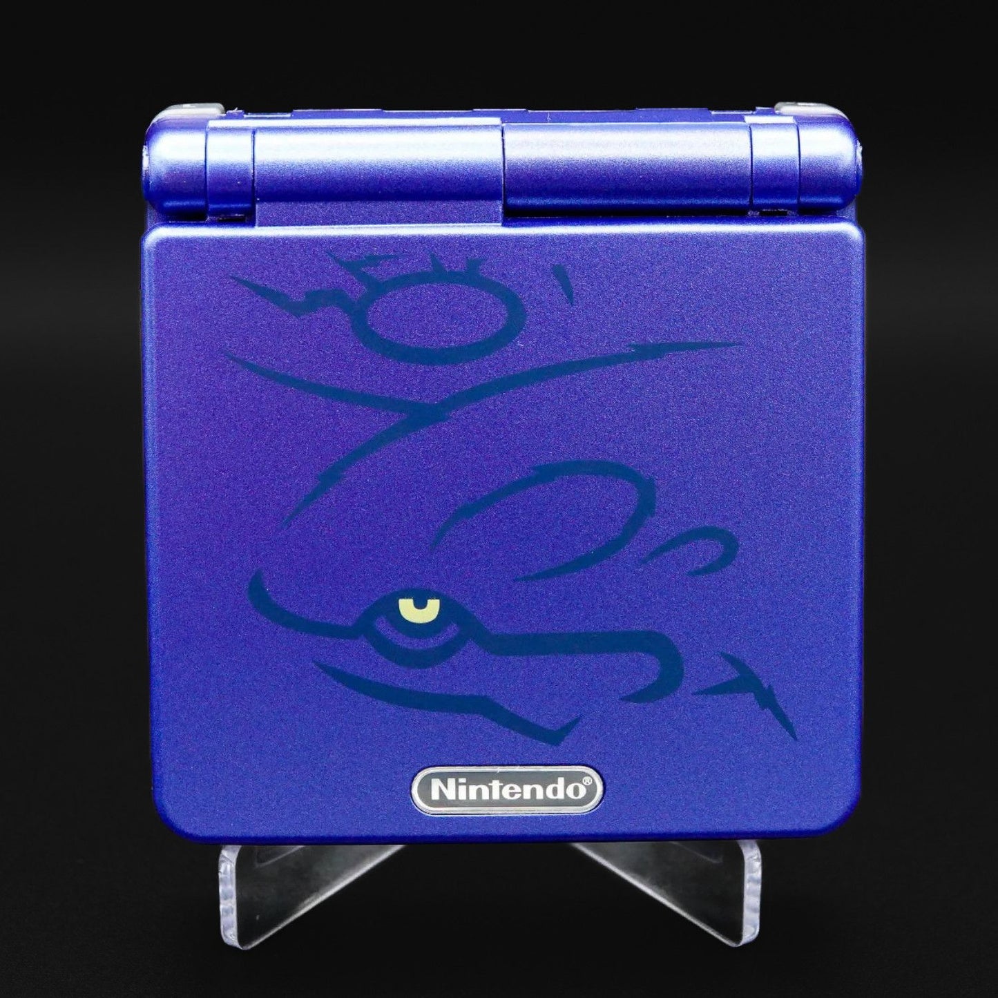 Nintendo Gameboy Advance SP Saphir Edition Set neues Gehäuse neue Displayscheibe
