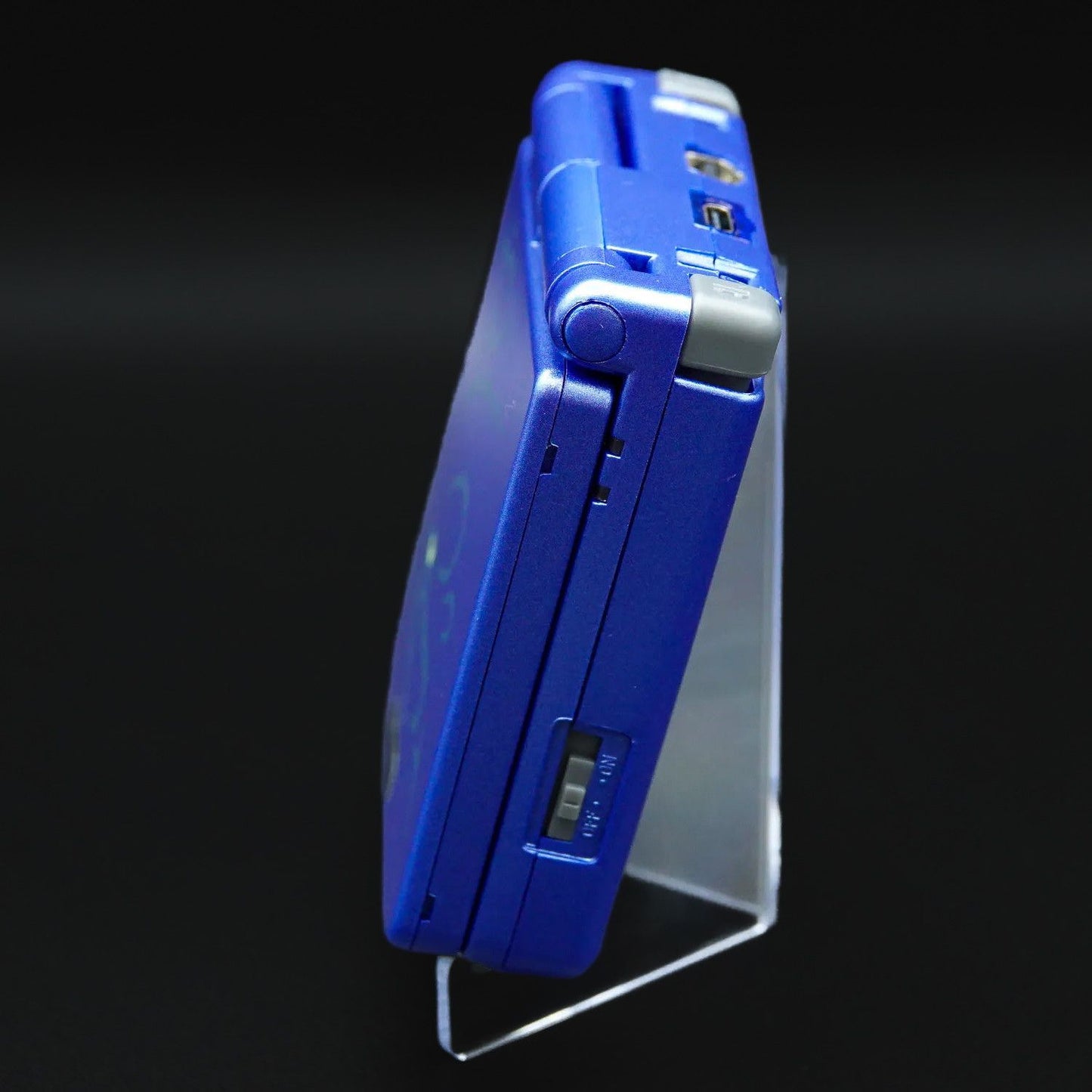 Nintendo Gameboy Advance SP Saphir Edition Set neues Gehäuse neue Displayscheibe