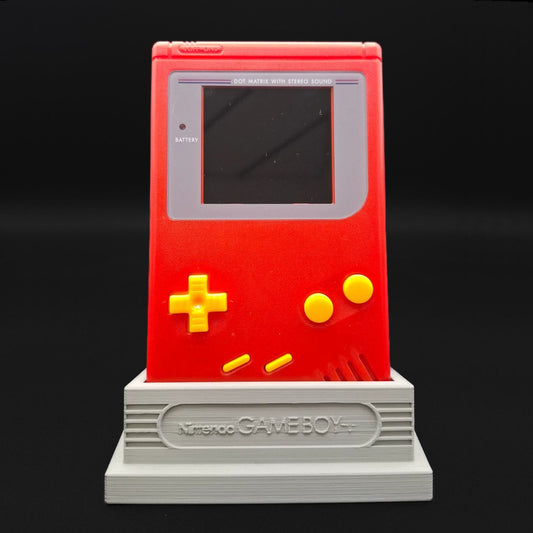 Nintendo Gameboy DMG - Rot - Beleuchtestes IPS Display - LiPo Akku Mod