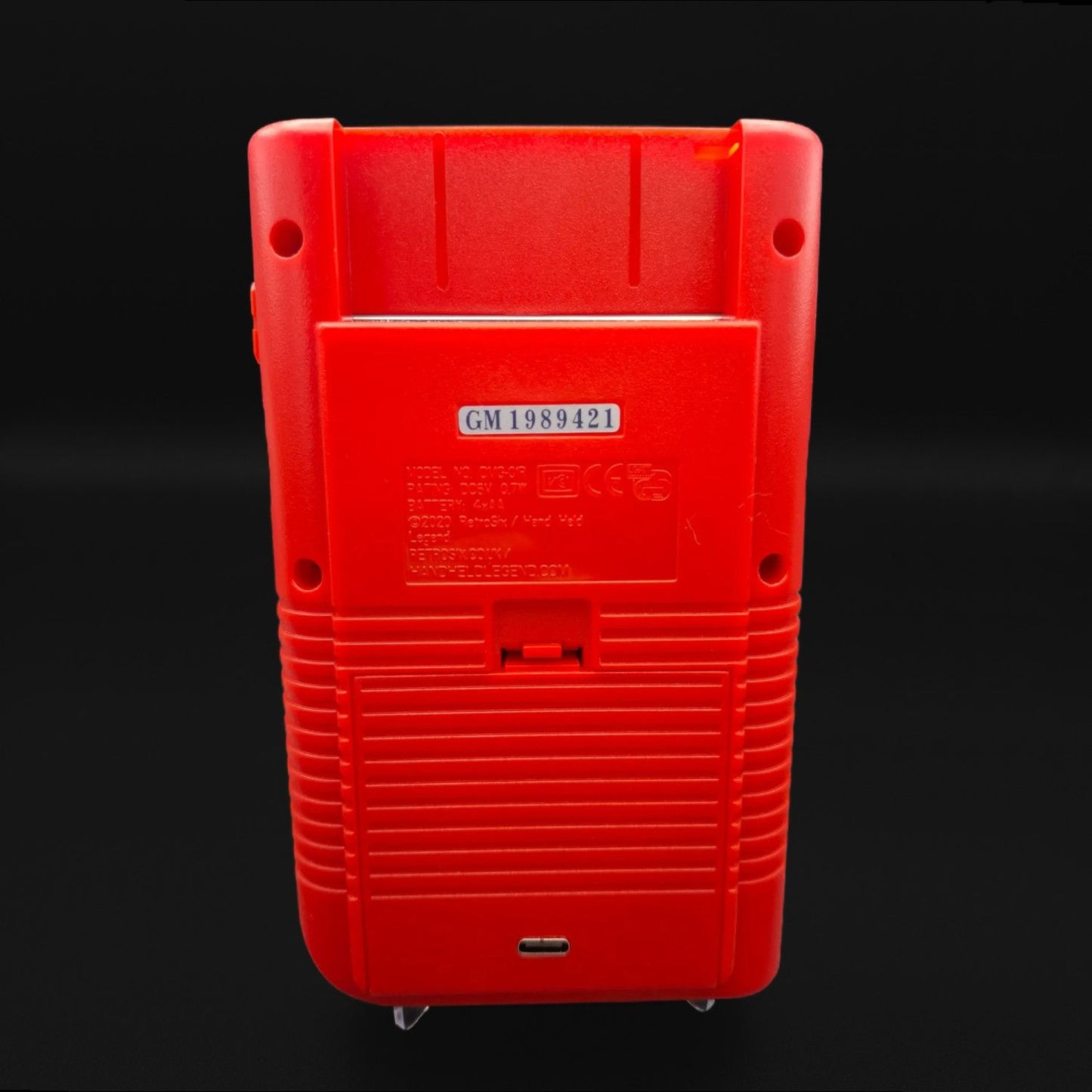 Nintendo Gameboy DMG - Rot - Beleuchtestes IPS Display - LiPo Akku Mod