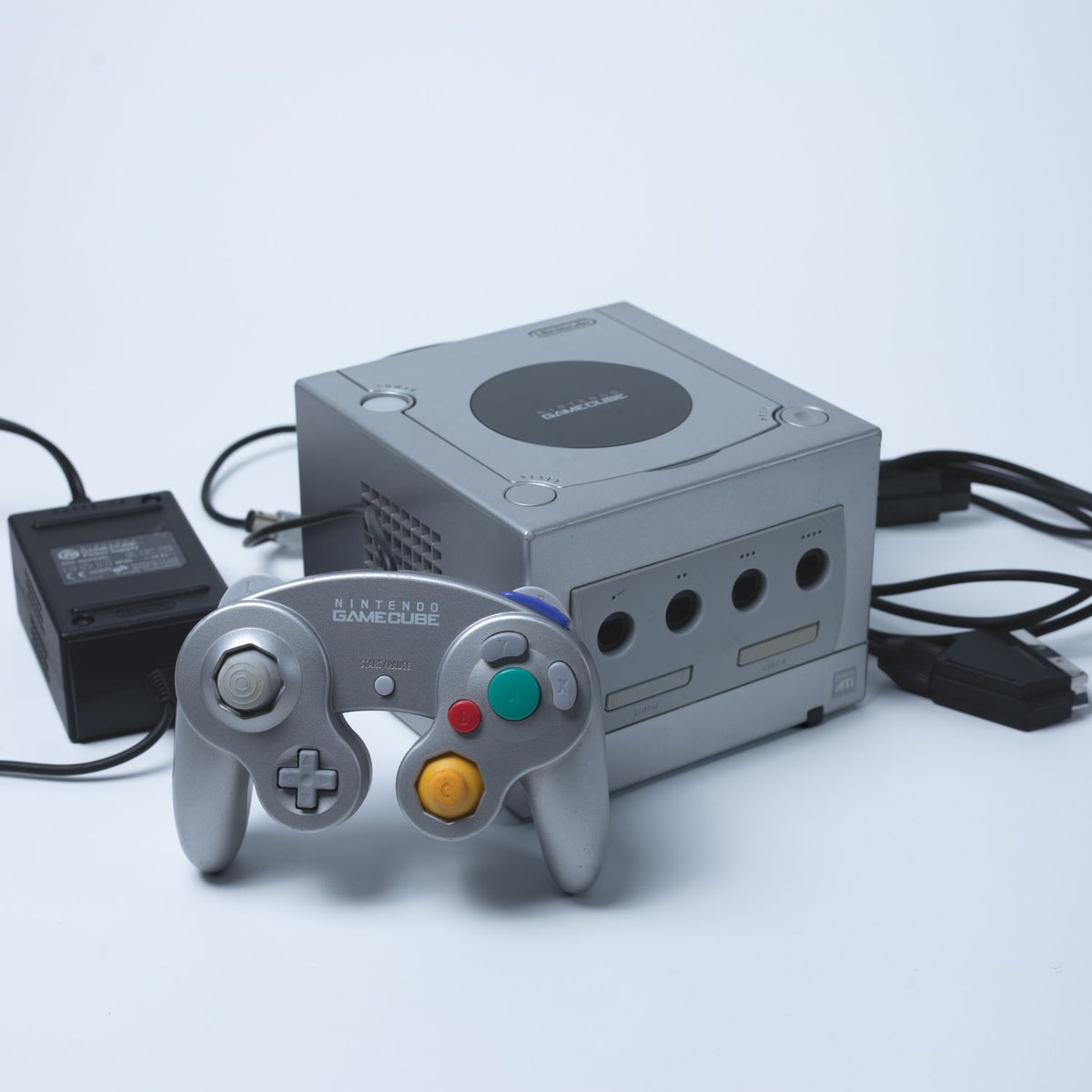 Nintendo Gamecube Konsole Silber - PAL - Mit Controller + Mario Kart Double Dash