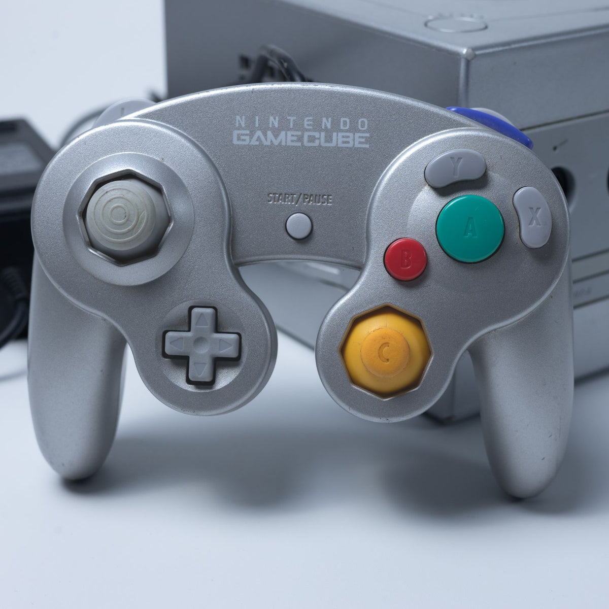 Nintendo Gamecube Konsole Silber - PAL - Mit Controller + Mario Kart Double Dash
