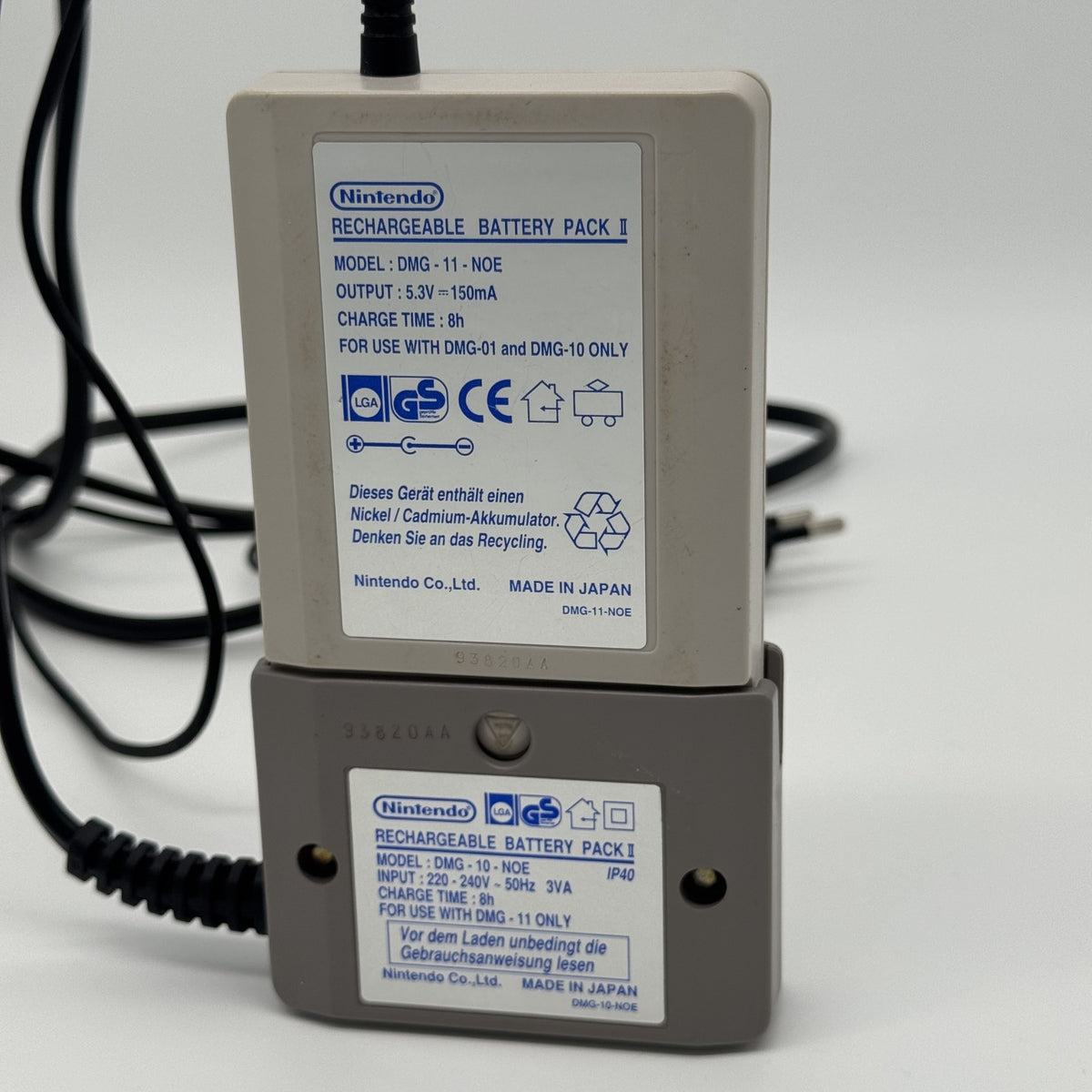 Nintendo Rechargeable Battery Pack II - Gameboy - Netzteil - Zustand Gut