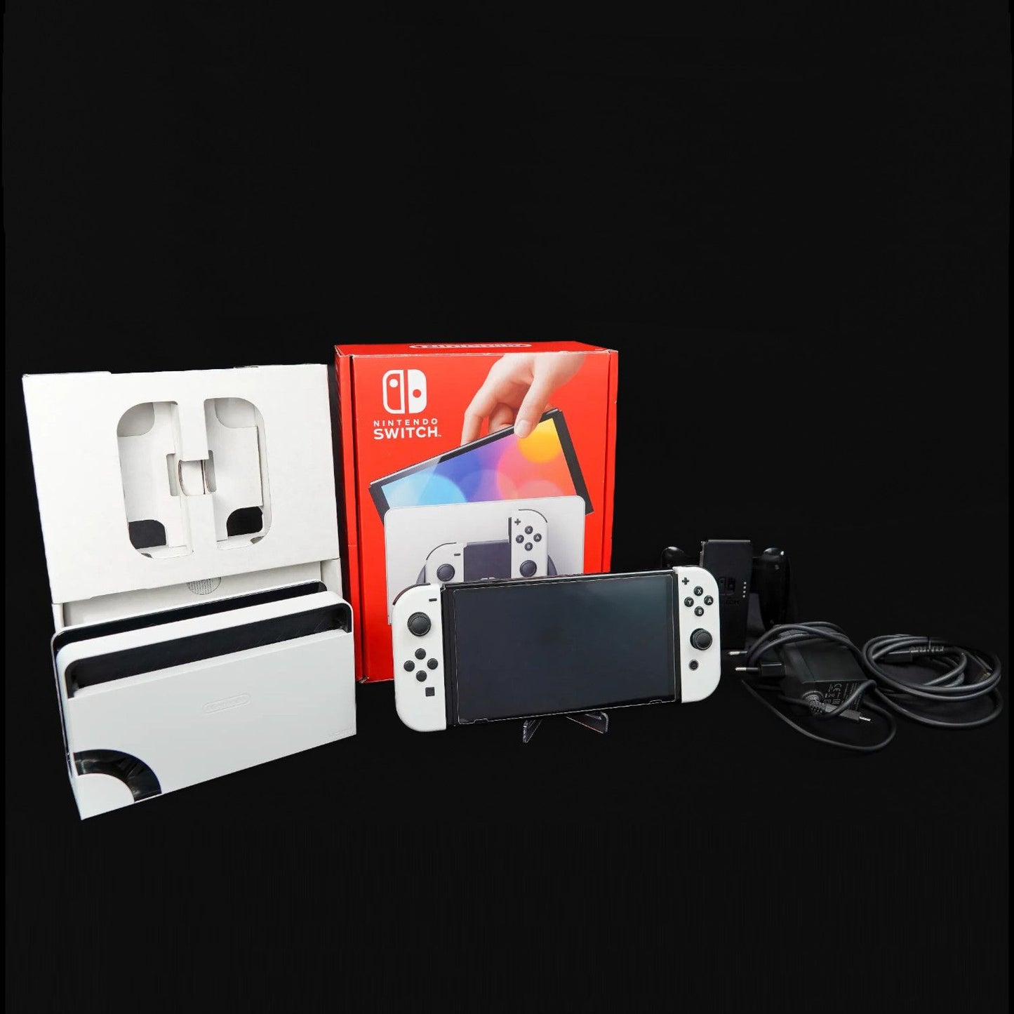 Nintendo Switch OLED Weiß - Gebraucht in OVP (ohne Handgelenkschlaufe)