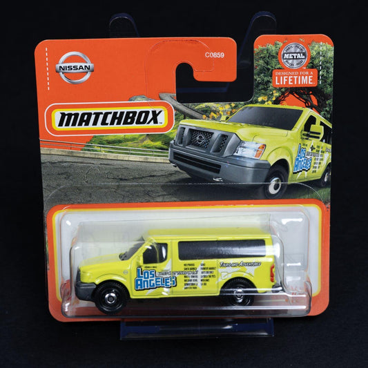 nissan-nv-van-sammlerstueck-standmodell-mattel-matchbox-164-ovp-1 - Utopia Collectibles