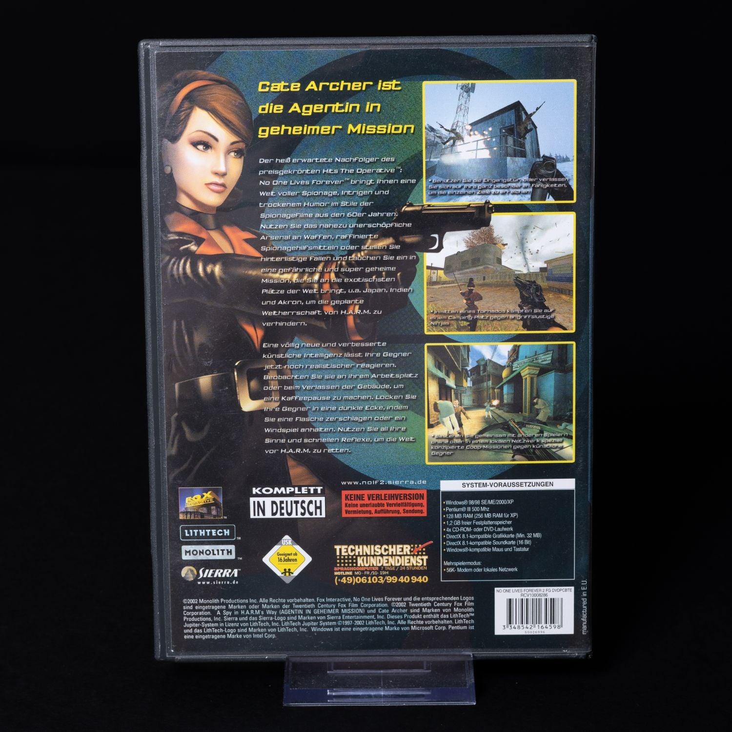 no-one-lives-forever-pc-cd-rom-spiel-deutsch-zustand-sehr-gut-2 - Utopia Collectibles