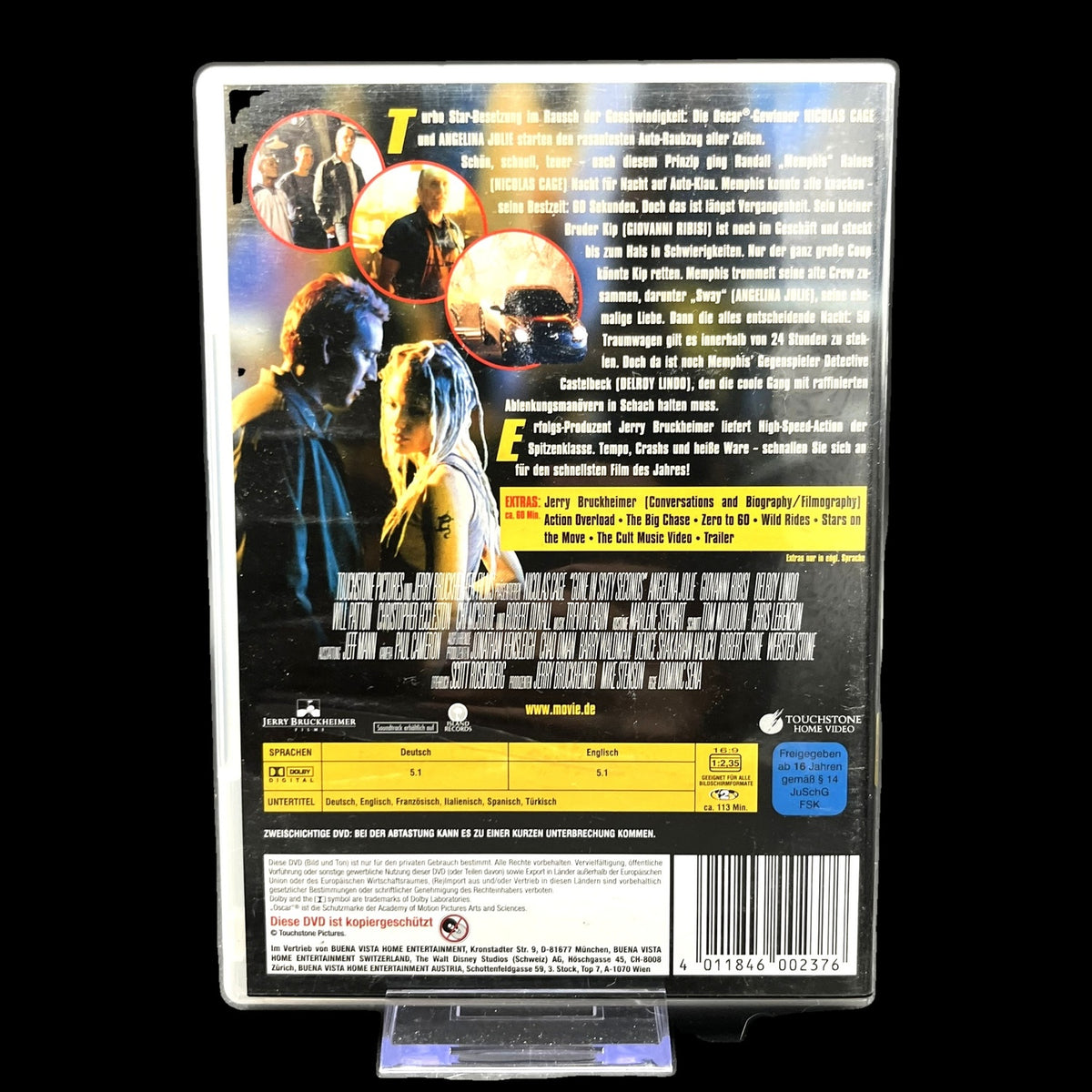 Nur noch 60 Sekunden - Special Edition - Action - DVD - Heist-Movie - Gebraucht