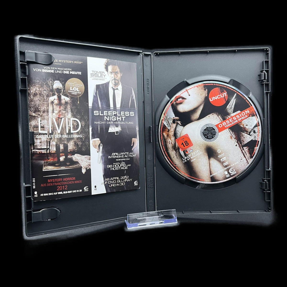 Obsession - Tödliche Spiele - Uncut - Wendecover - Horror - DVD - Gebraucht