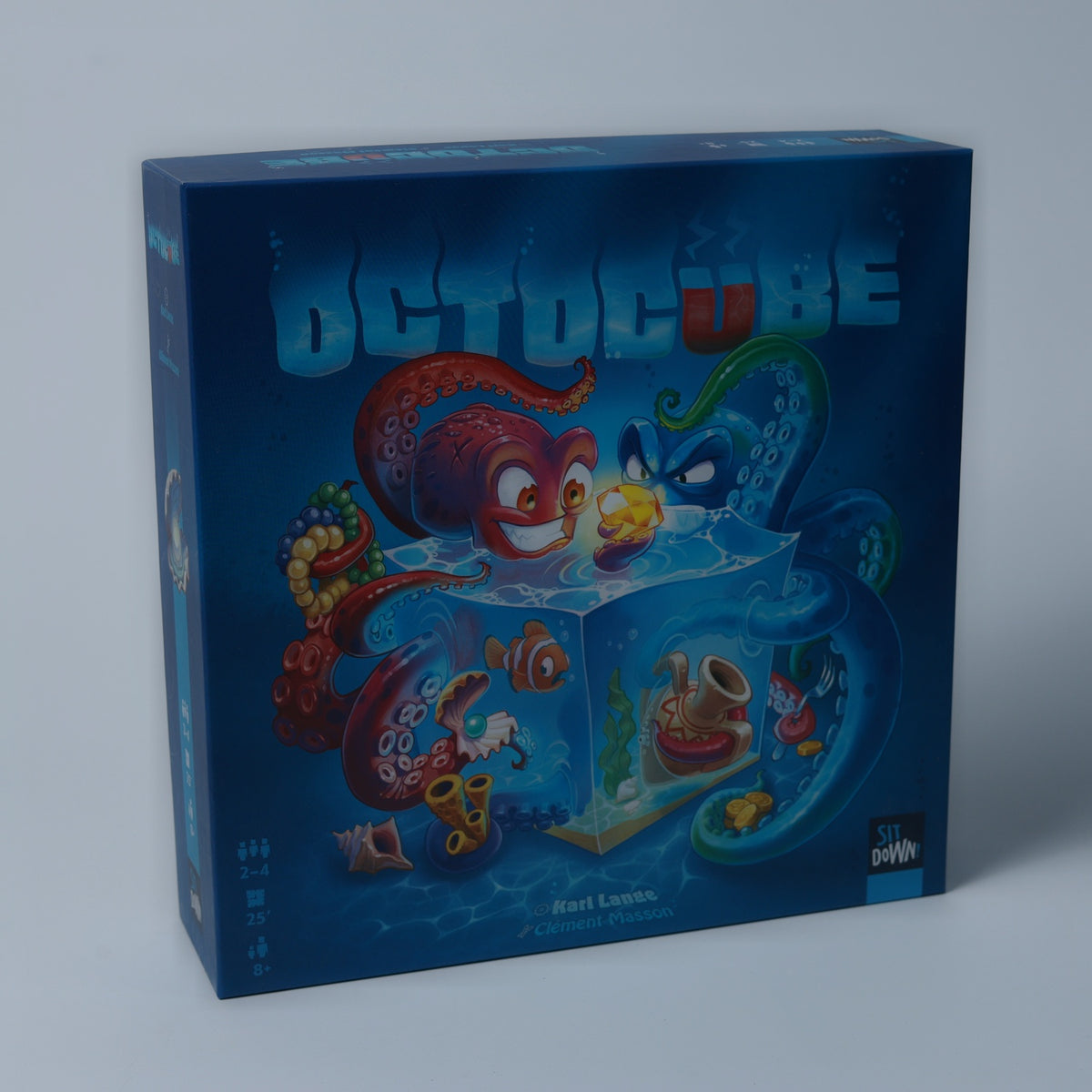 Octocube - Brettspiel - 2-4 Spieler - Ab 8 Jahren - 20-30 Min - Neuwertig