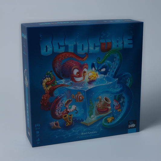 Octocube - Brettspiel - 2-4 Spieler - Ab 8 Jahren - 20-30 Min - Neuwertig