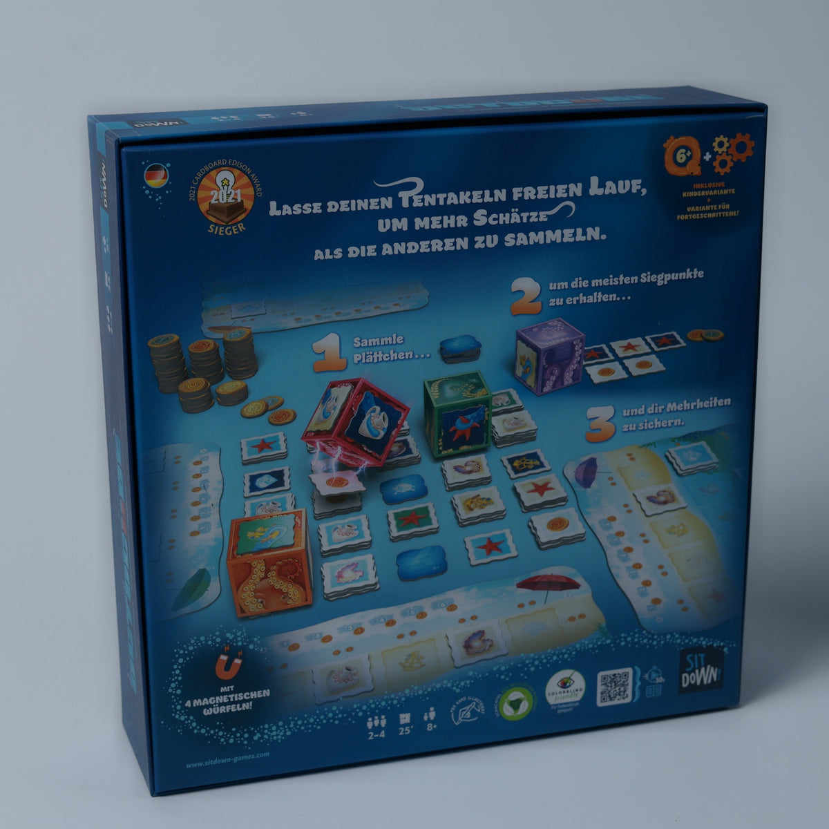 Octocube - Brettspiel - 2-4 Spieler - Ab 8 Jahren - 20-30 Min - Neuwertig