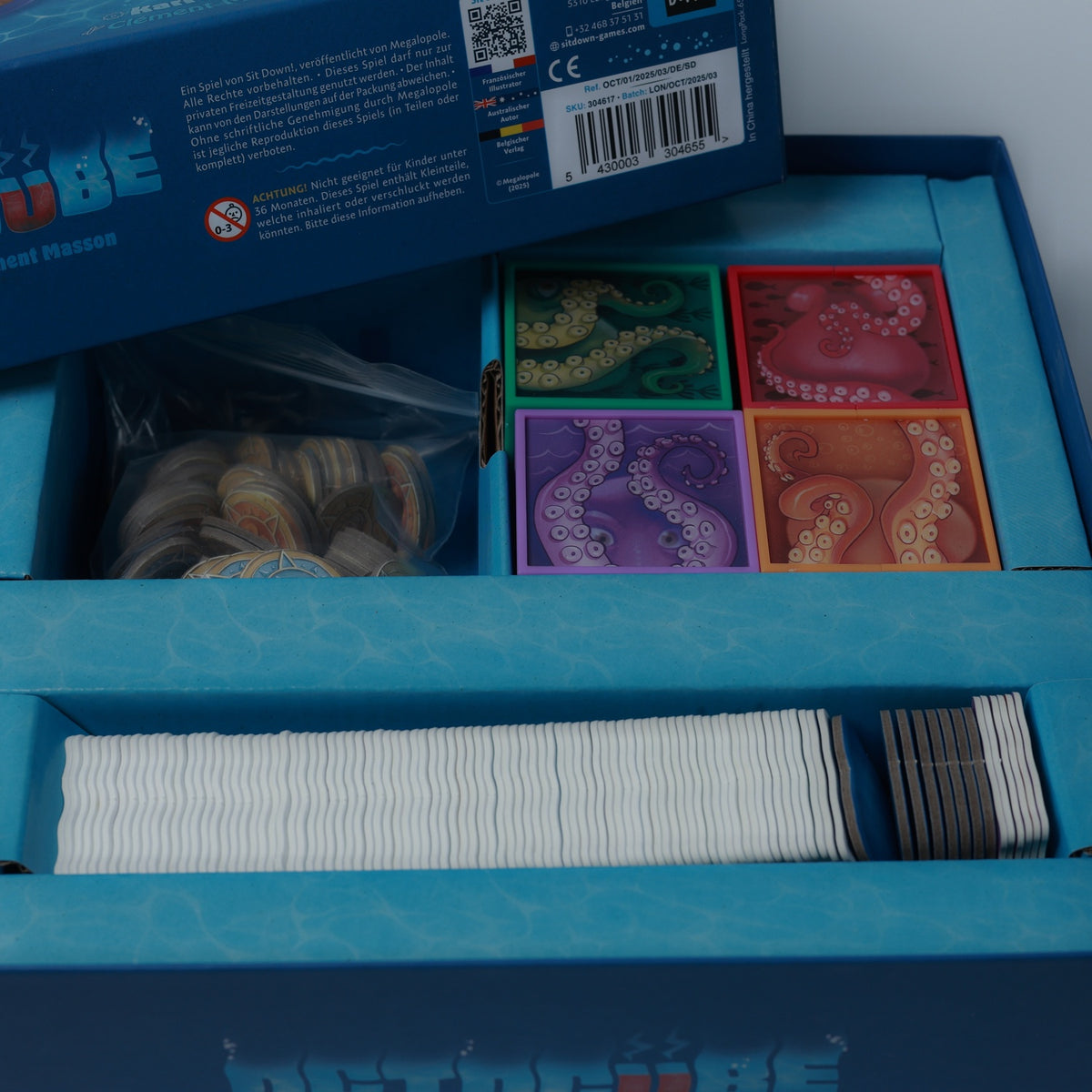 Octocube - Brettspiel - 2-4 Spieler - Ab 8 Jahren - 20-30 Min - Neuwertig