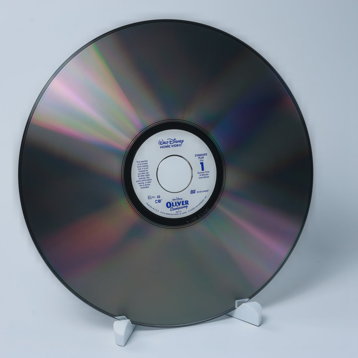Oliver & Company - Walt Disney - 1988 - Widescreen LaserDisc - Zustand Sehr Gut