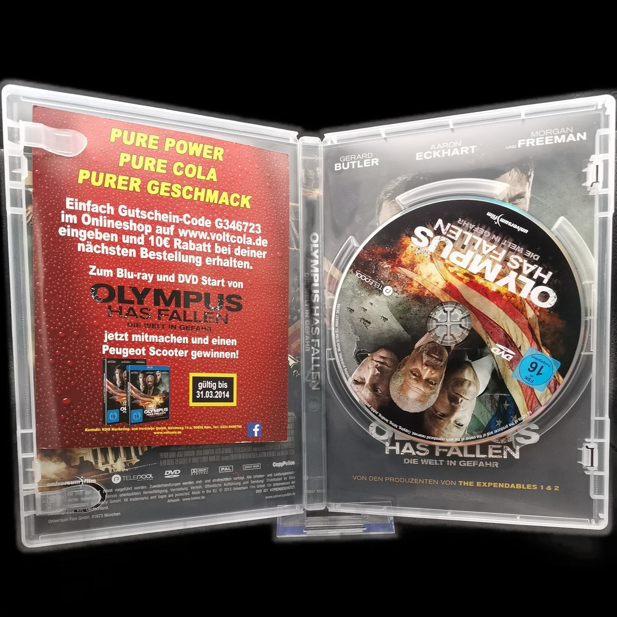 Olympus Has Fallen - Die Welt in Gefahr - mit Gutscheinbeilage - DVD - Sehr gut