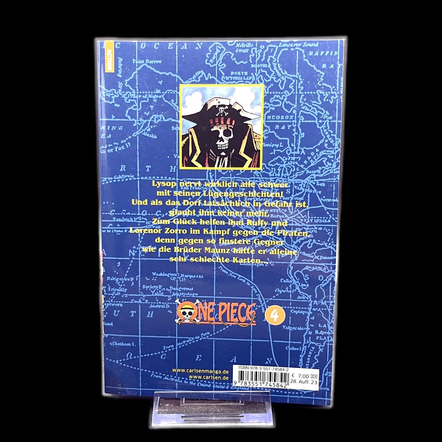 One Piece - Band 4 - Carlsen Manga - Deutsch - Eiichiro Oda - Shonen - Gebraucht