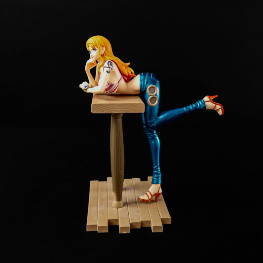 One Piece Grandline Journey - Nami PVC Statue / Figur Version A - Neuwertig